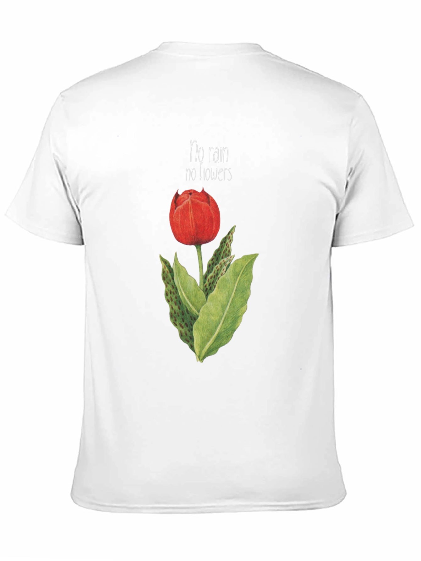 Black No Rain No Flowers Graphic T-Shirt view 11