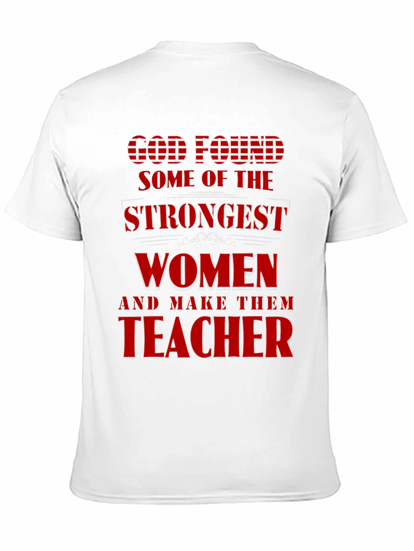 Black Strong Women Teacher T-Shirt, God Found view 11