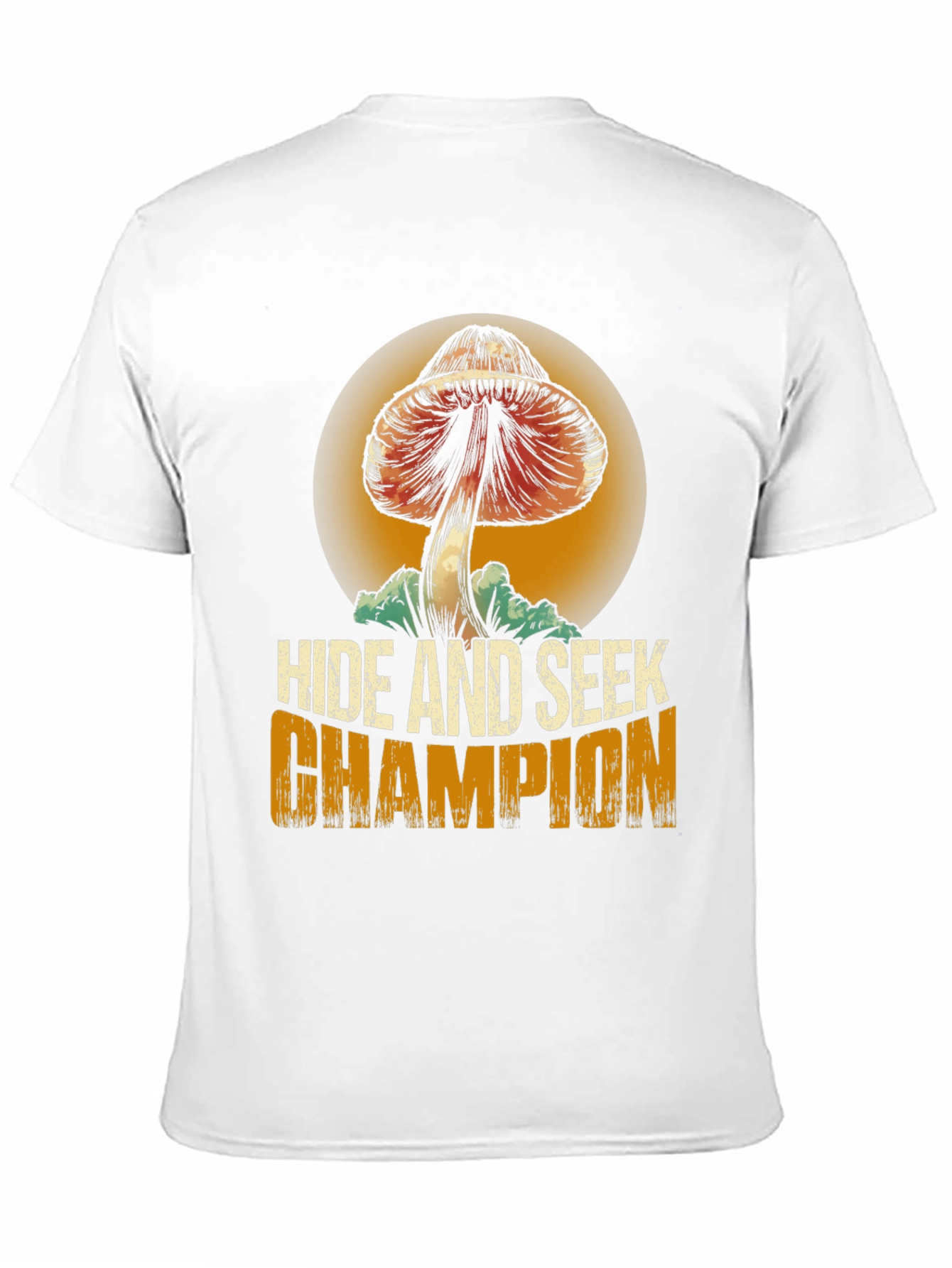Black Hide and Seek Champion Mushroom Graphic T-Shirt view 11