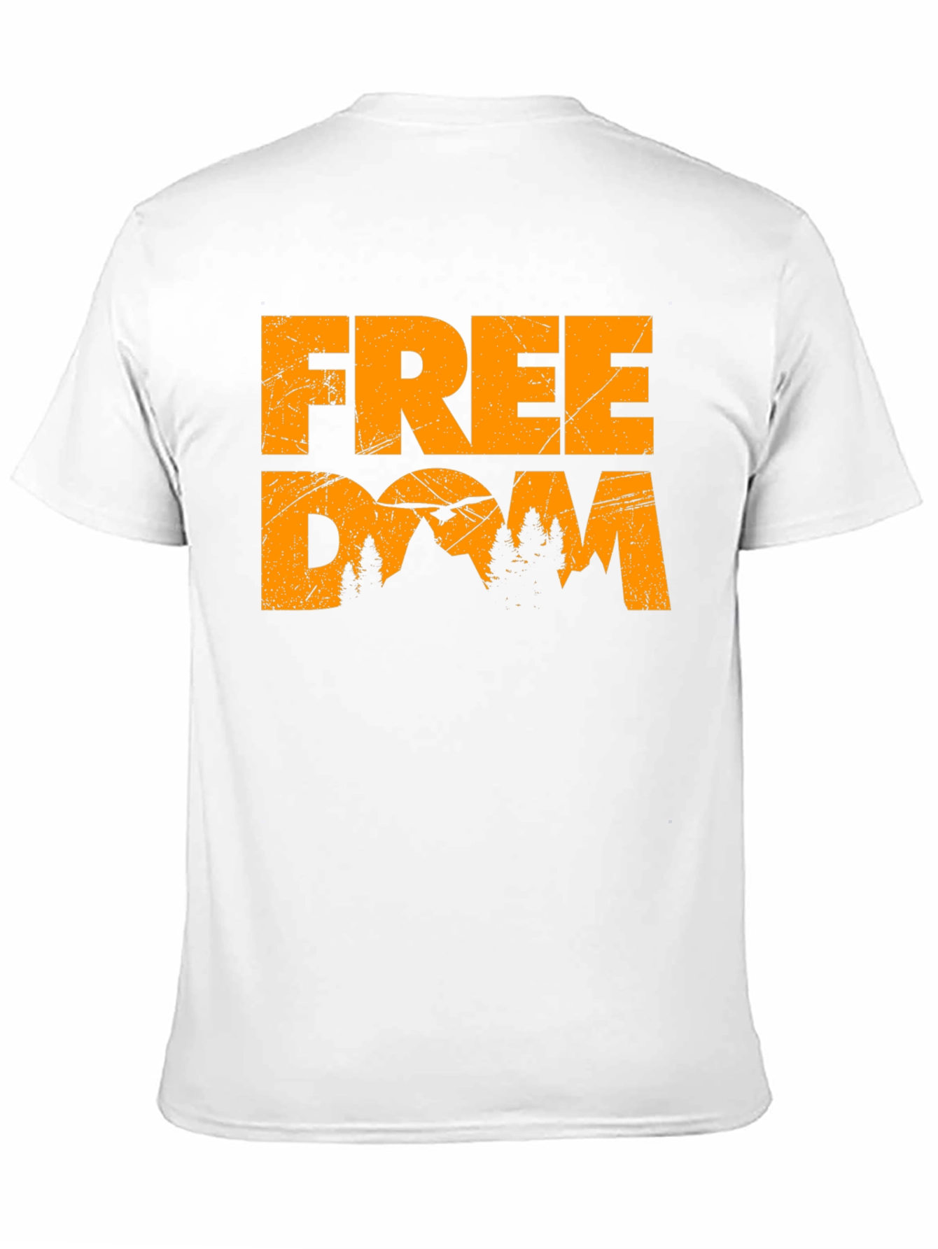 Black Freedom Mountain Graphic Tee - Black view 11