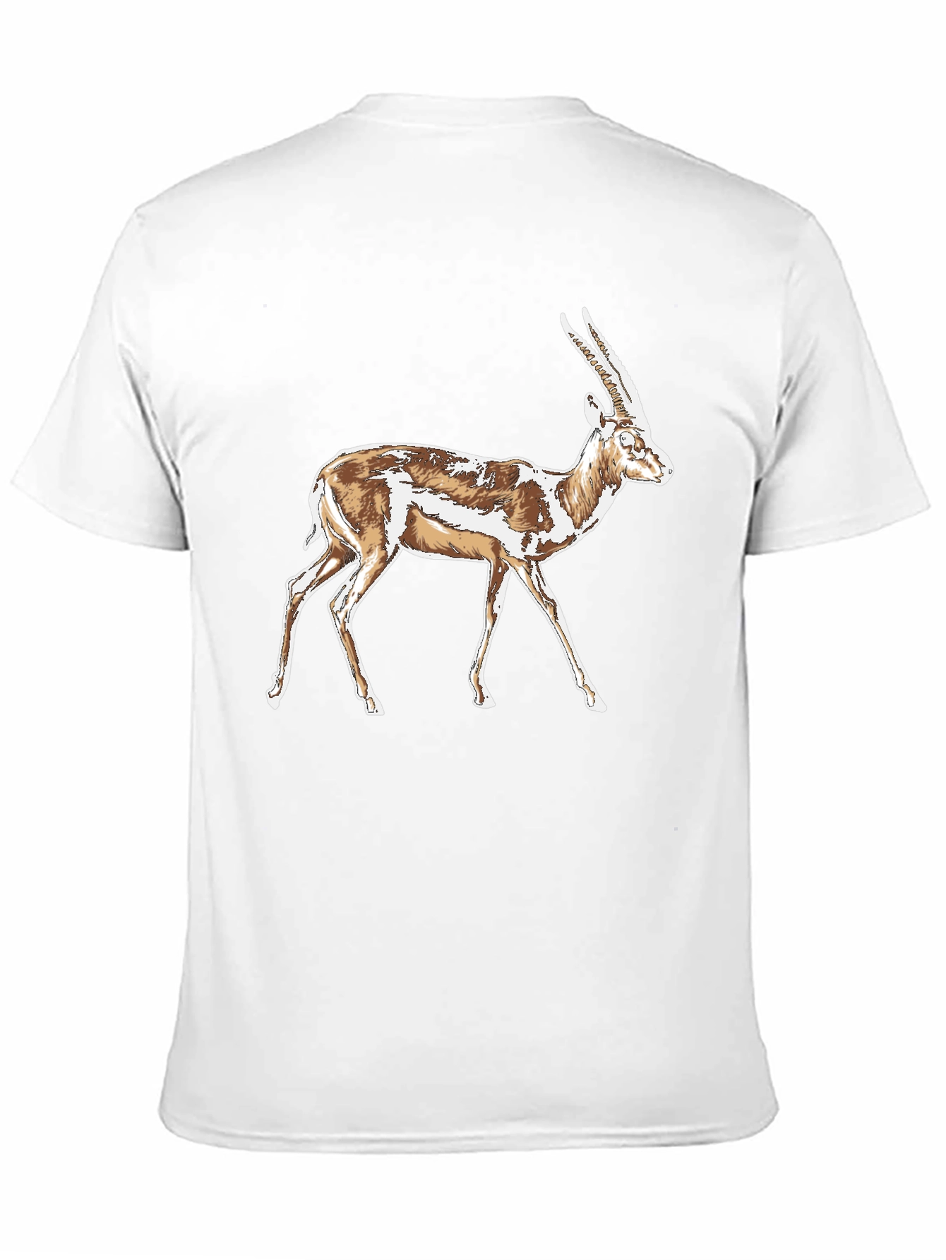Black Gazelle Graphic T-Shirt - Stylish Animal Print Tee view 11