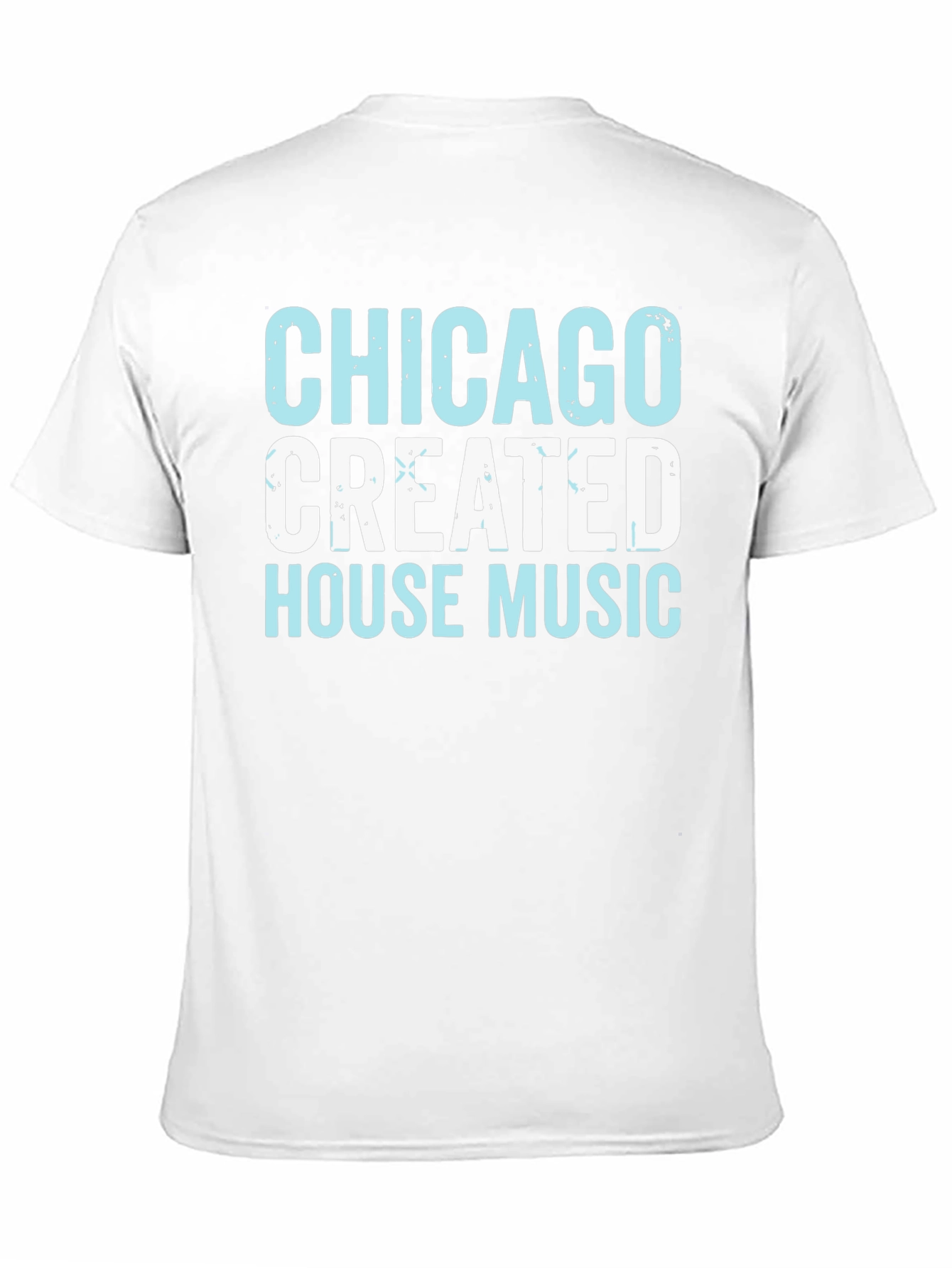 Black Chicago House Music T-Shirt view 11
