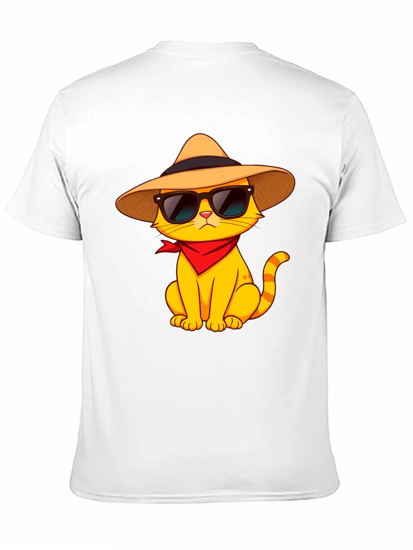 Black Cool Cat T-Shirt - Stylish Graphic Tee view 11