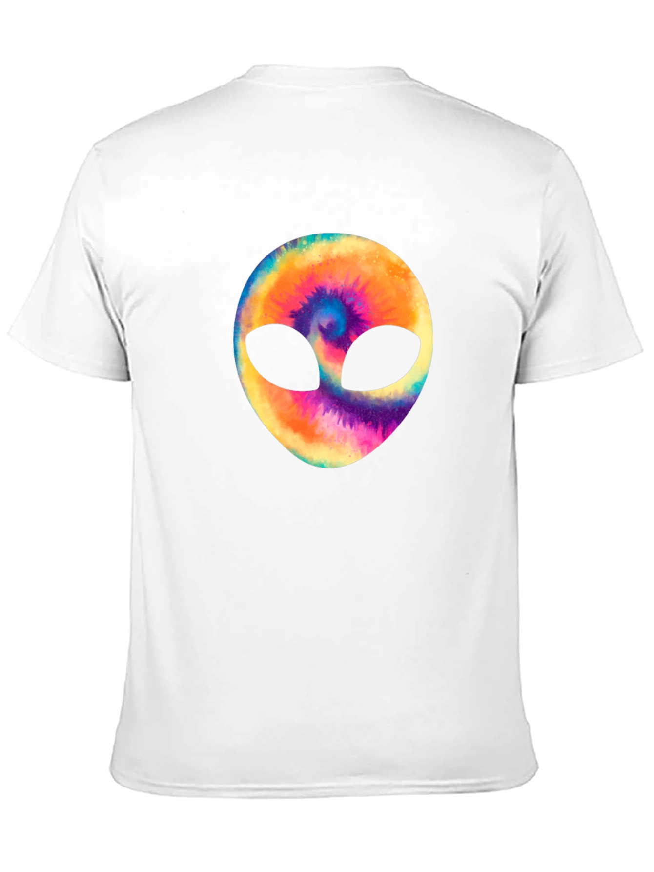 Black Alien Tie-Dye Graphic Tee - Black view 11