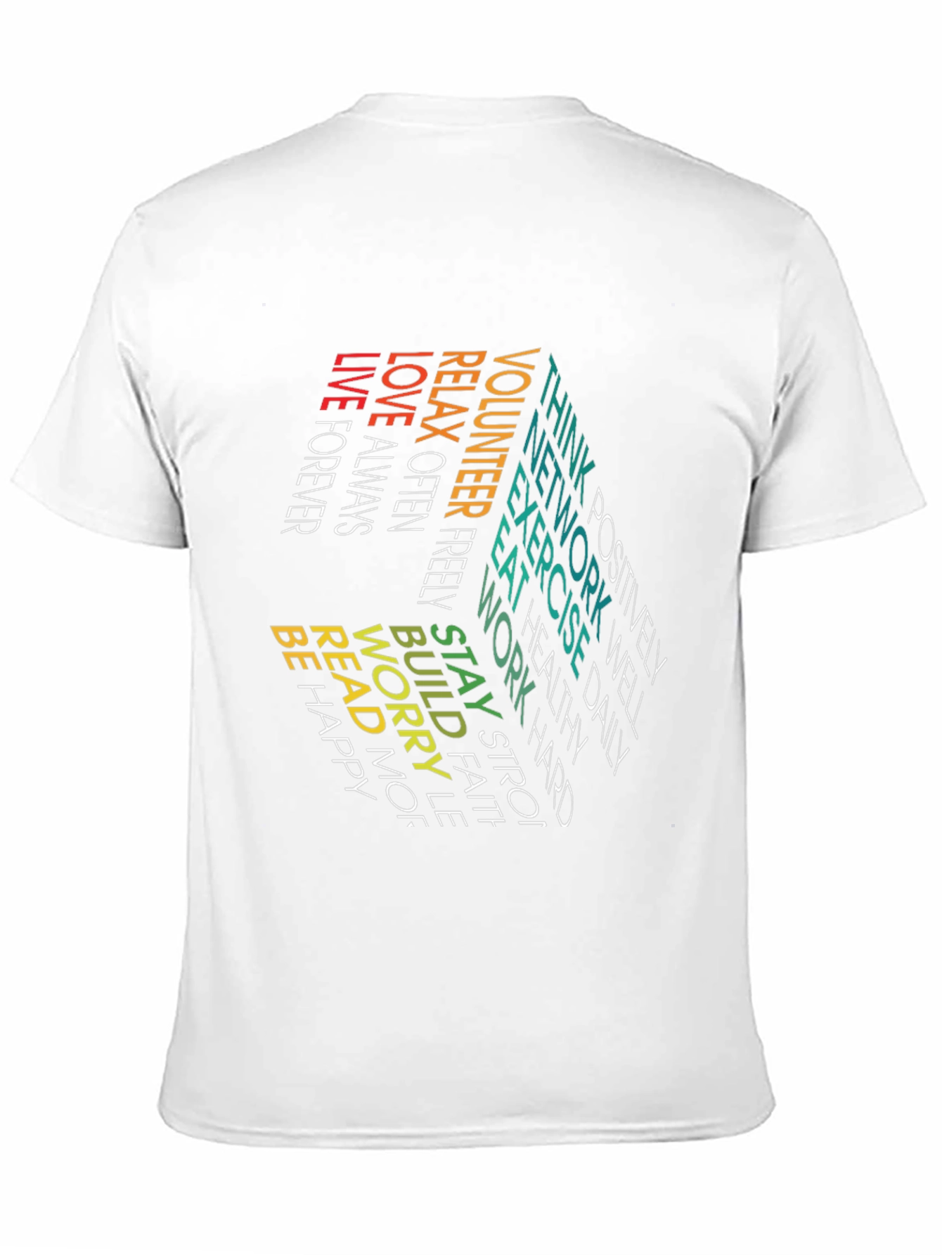 Black Inspirational Word Art T-Shirt view 11