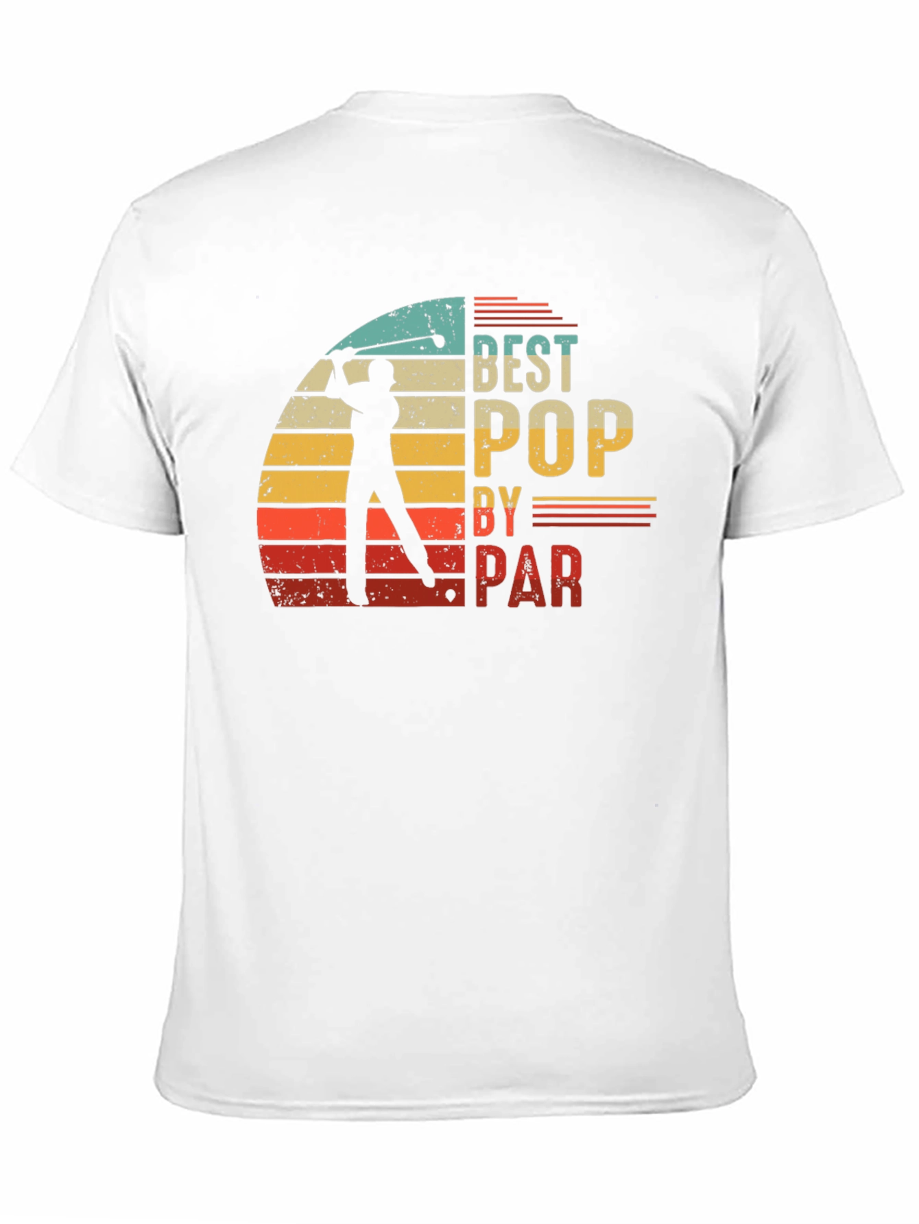 Black Best Pop by Par T-Shirt Golf Lover Dad Tee view 11