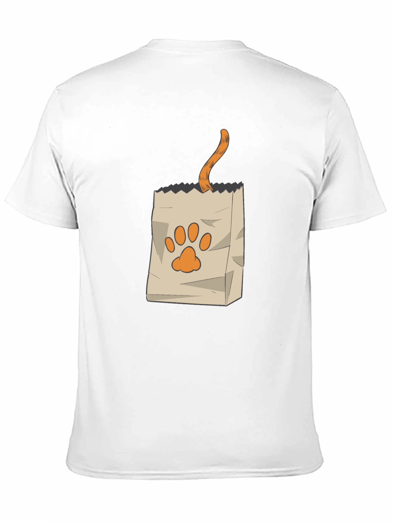Black Cat in Bag Graphic Tee - Funny Pet Lover Shirt view 11