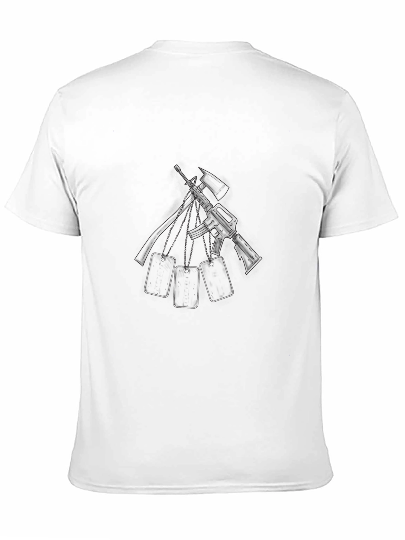Black Black AK-47 Graphic T-Shirt - Men's Casual Tee view 11