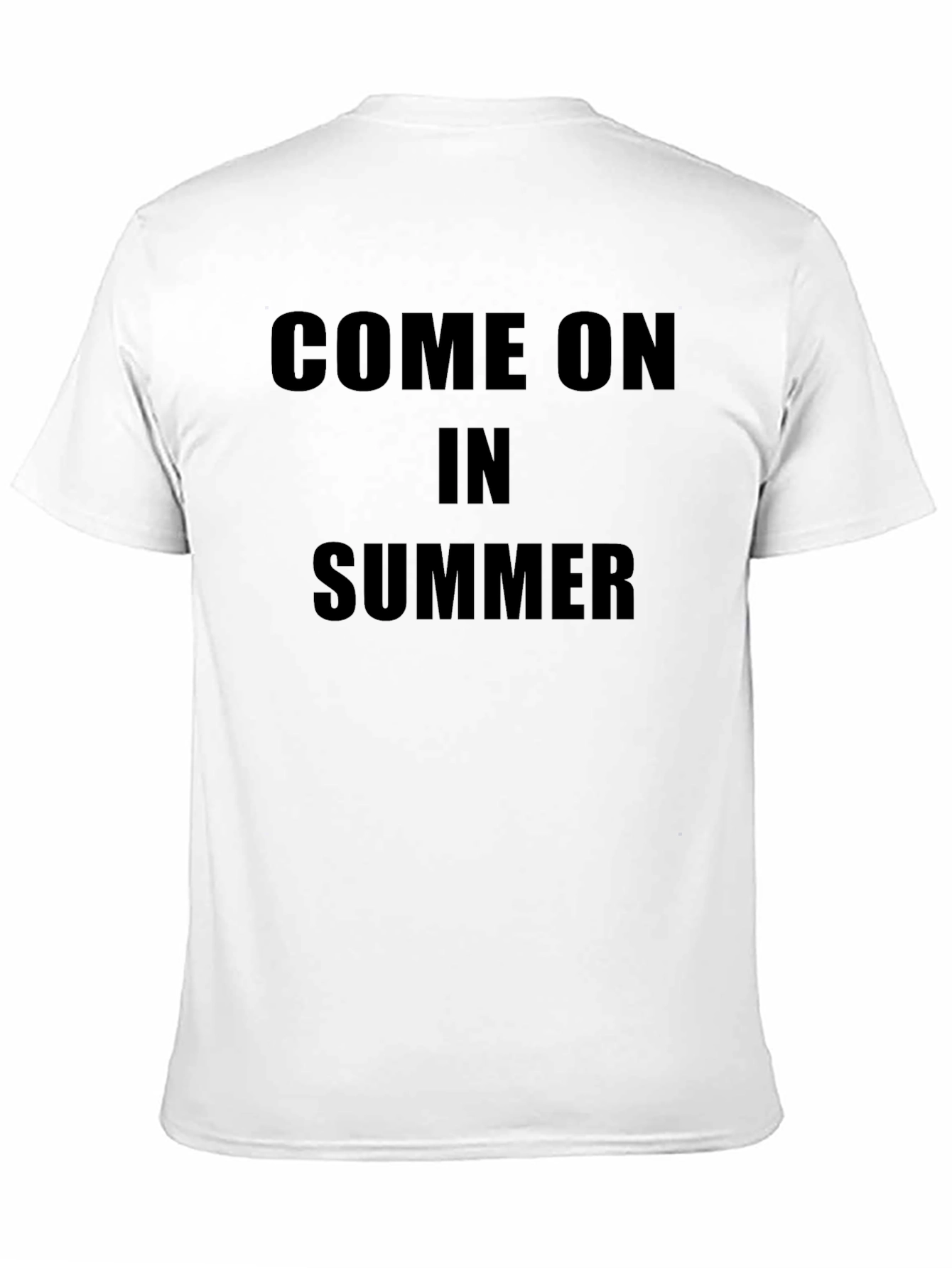 Black Come On In Summer Graphic Tee view 11
