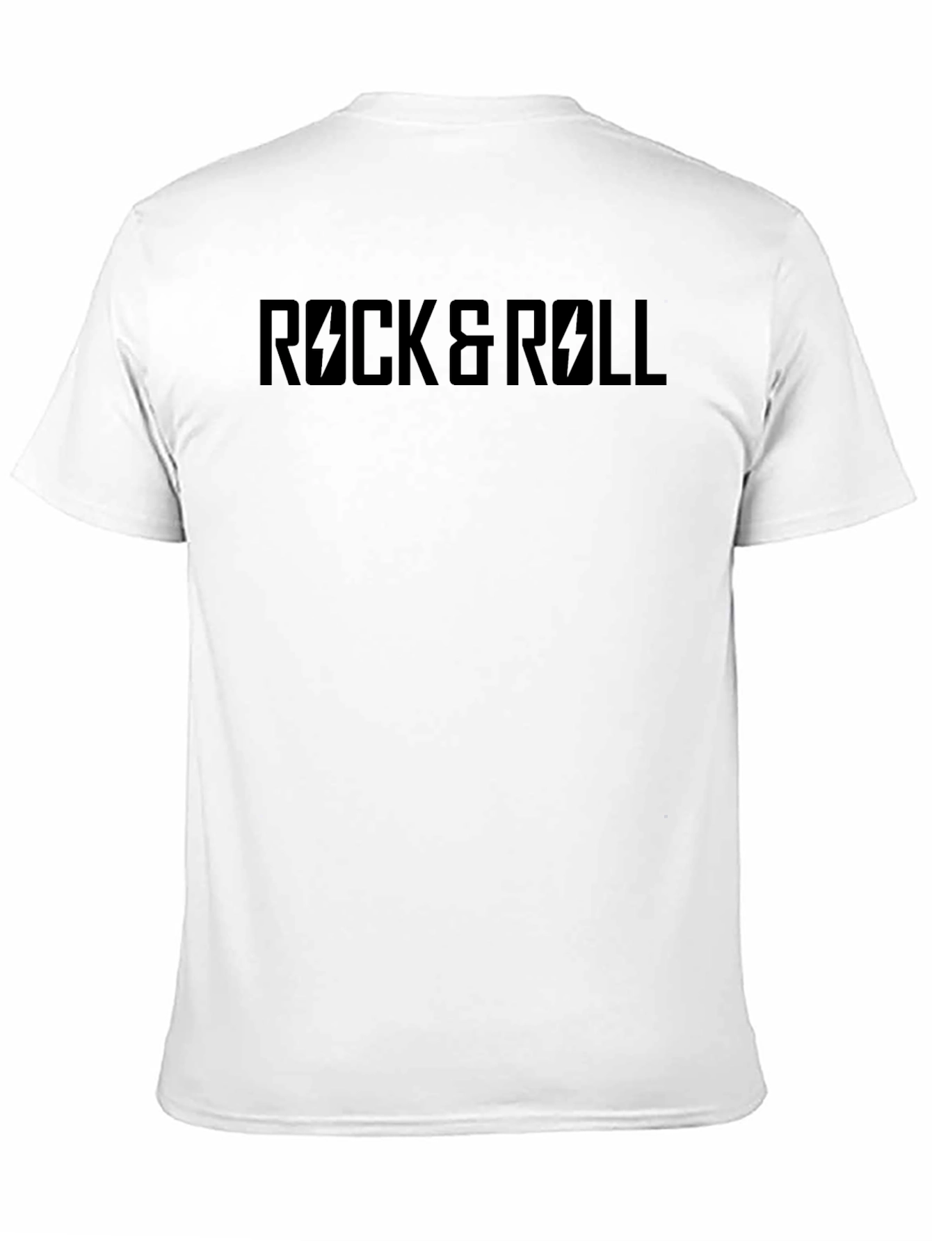 Black Rock & Roll Graphic T-Shirt - Classic Black Tee view 11