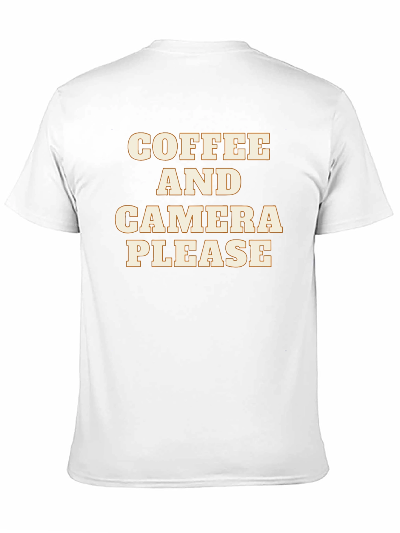 Black Coffee and Camera Please Graphic Tee view 11
