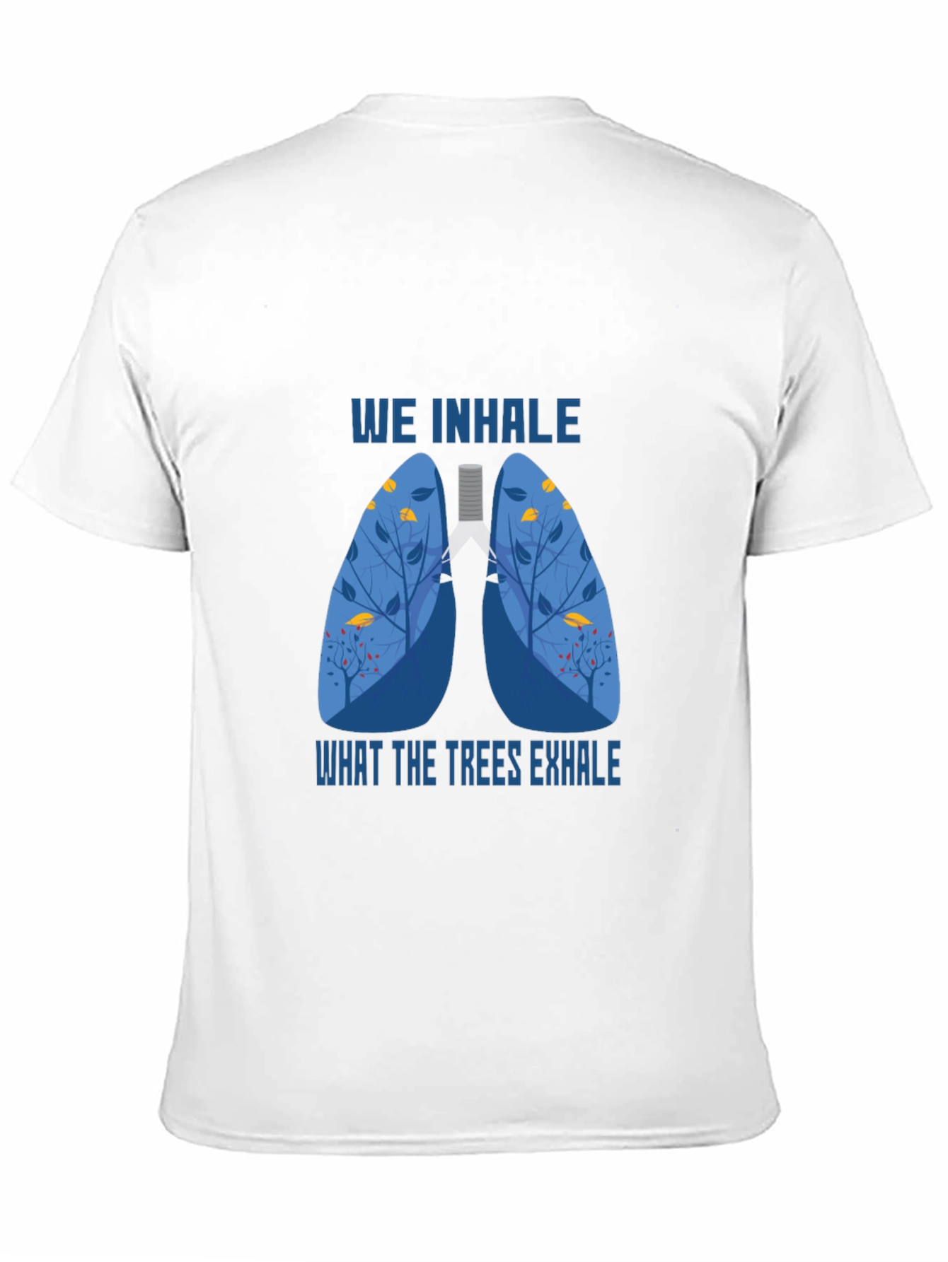 Black Nature Lungs Graphic Tee - We Inhale What Trees Exhale view 11