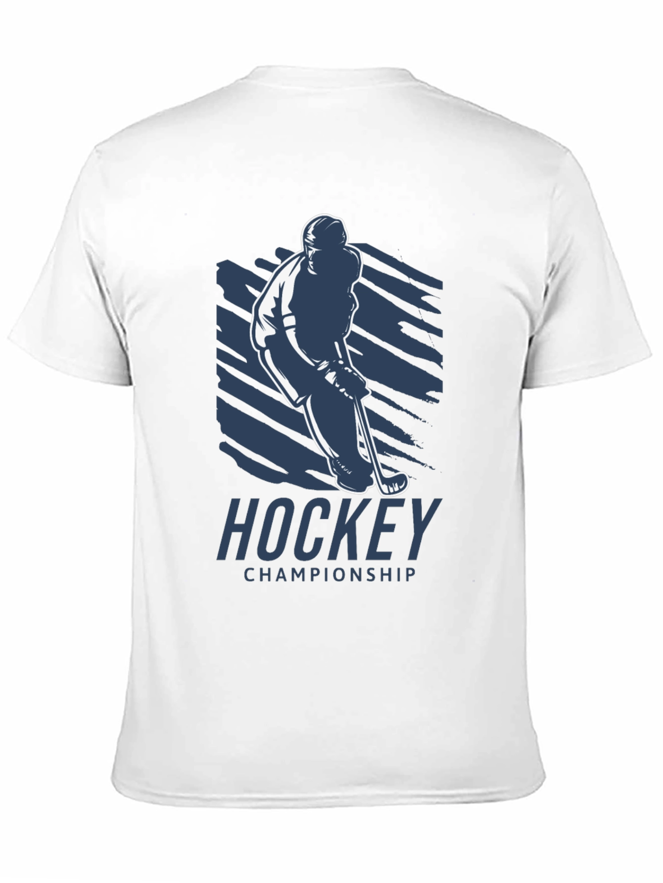 Black Hockey Championship T-Shirt - Black view 11
