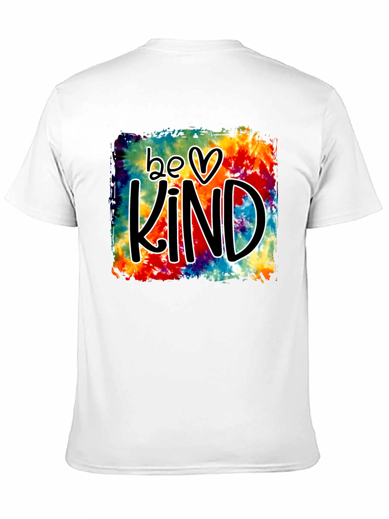Black Be Kind Tie-Dye Graphic T-Shirt view 11
