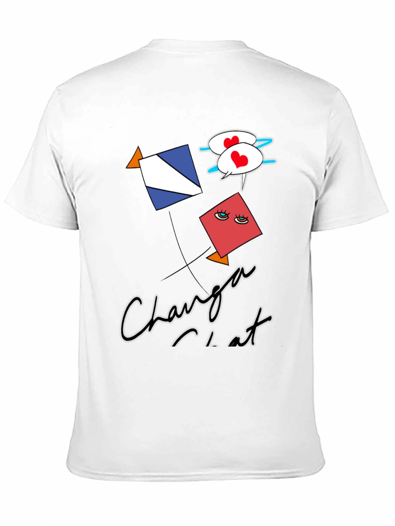 Black Changa Chat Kite Graphic Tee view 11