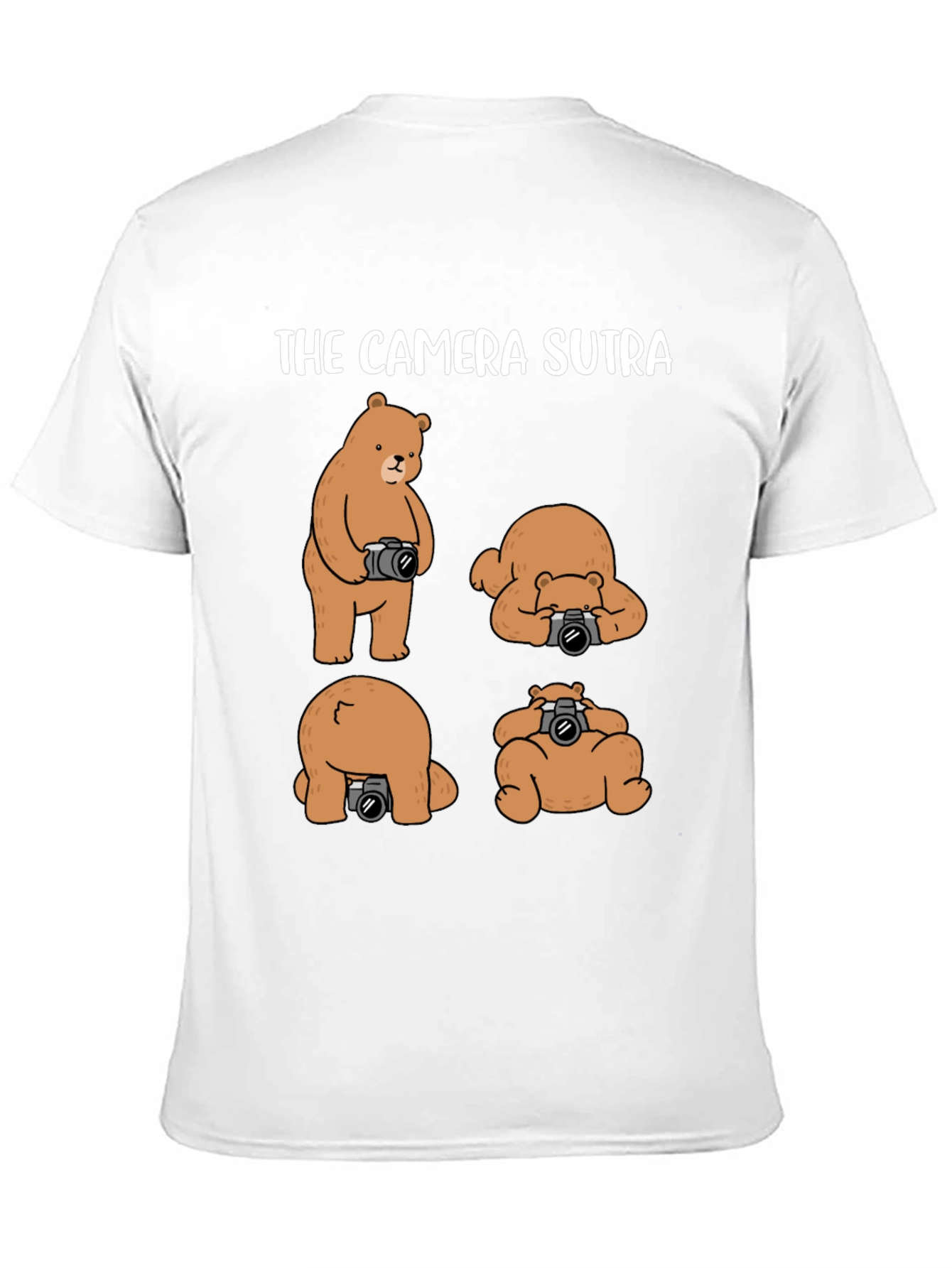 Black The Camera Sutra T-Shirt: Bear Photography Humor view 11