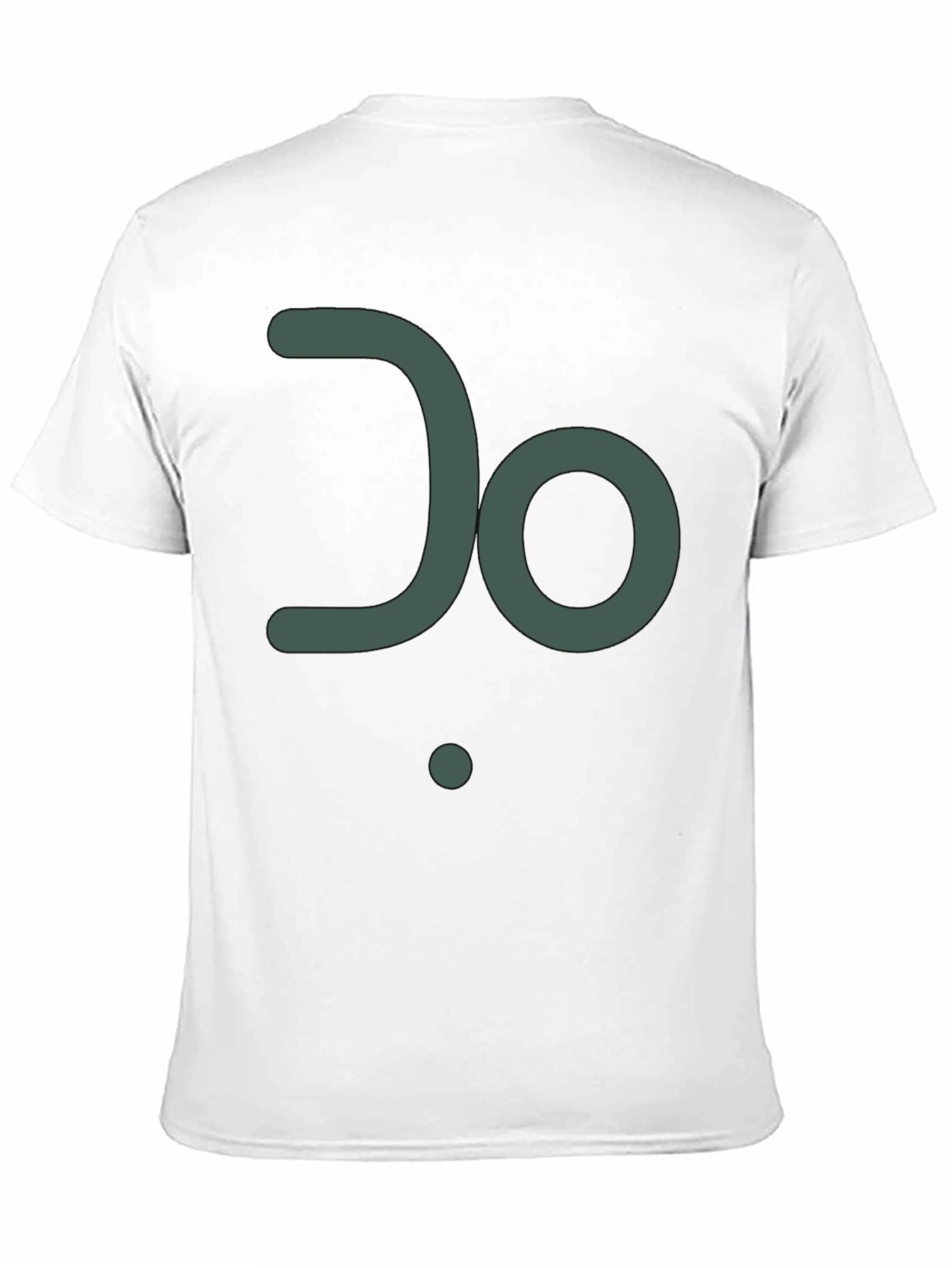 Black Minimalist 'Do' Graphic Black T-Shirt view 11