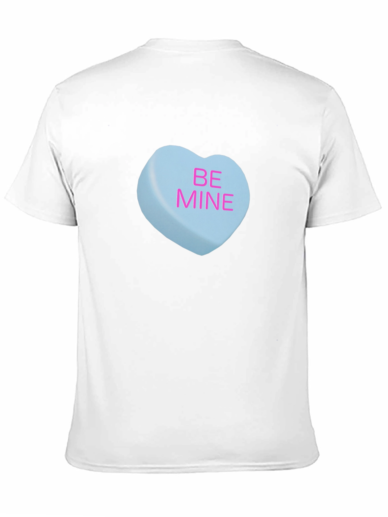 Black Be Mine Heart Candy Graphic T-Shirt view 11