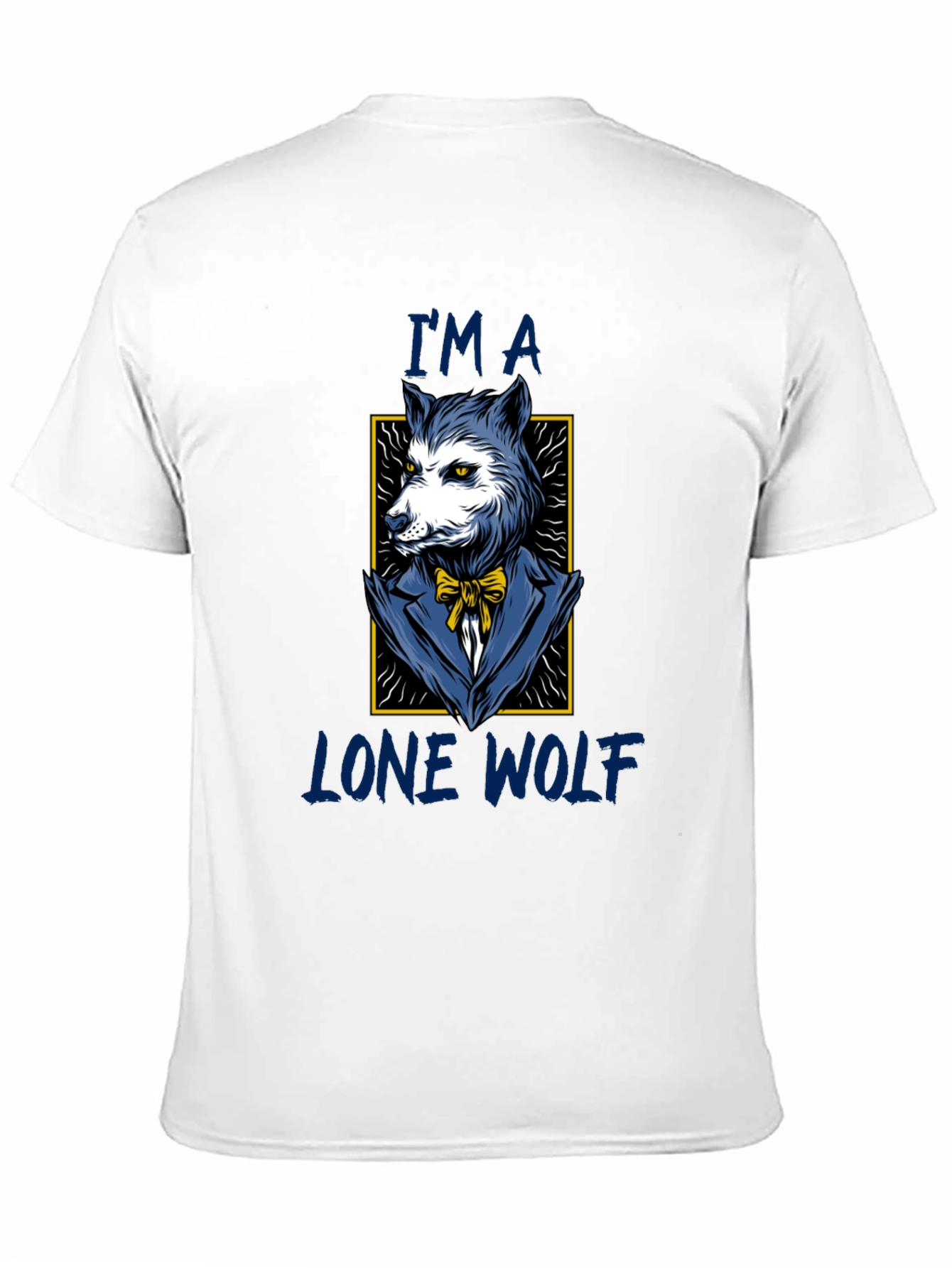 Black Lone Wolf T-Shirt - Stylish Animal Graphic Tee view 11