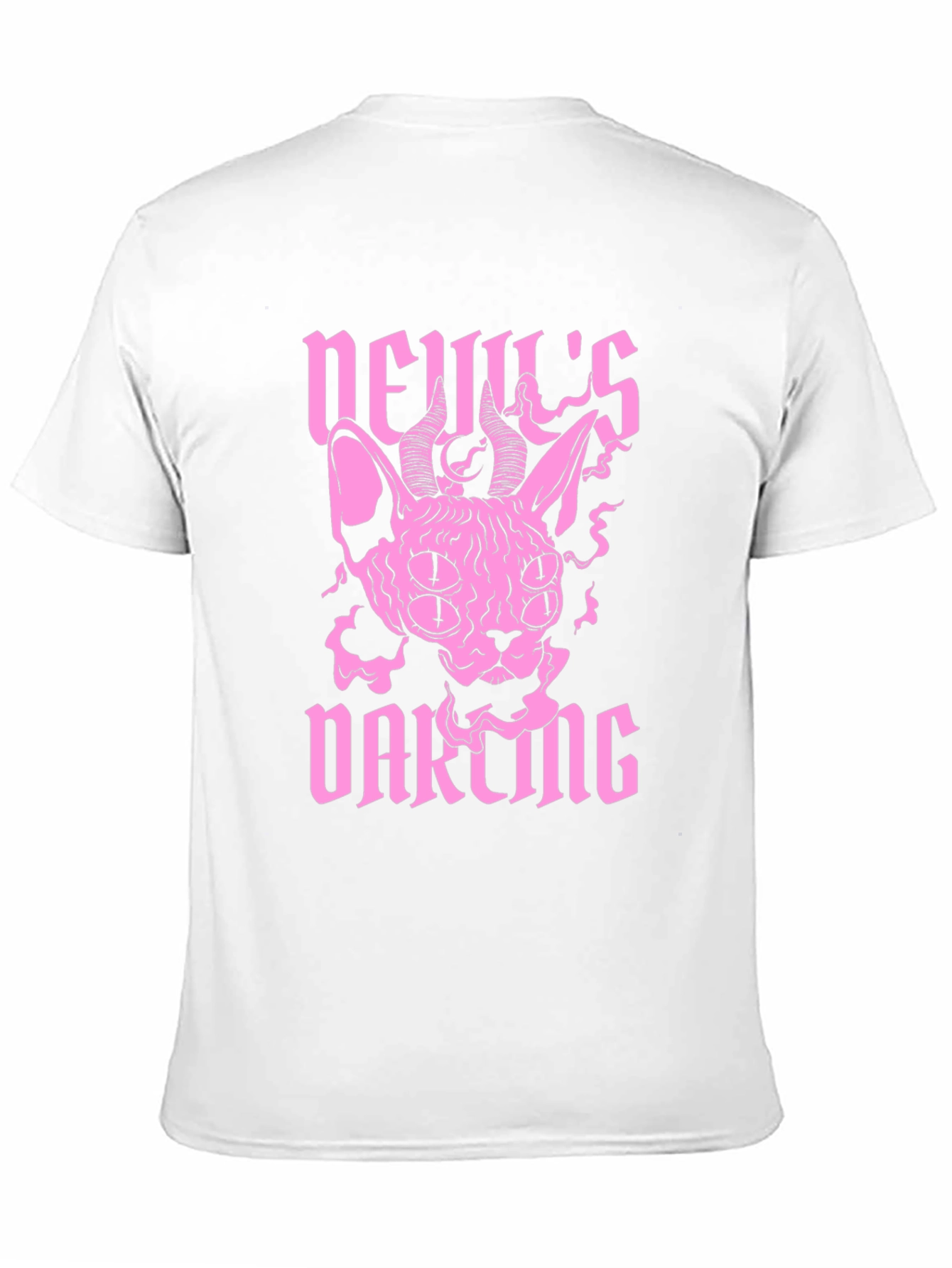 Black Devil's Darling Black Graphic T-Shirt view 11