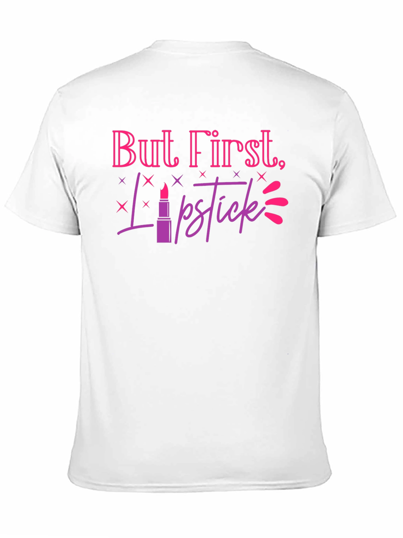 Black But First, Lipstick T-Shirt - Stylish Graphic Tee view 11