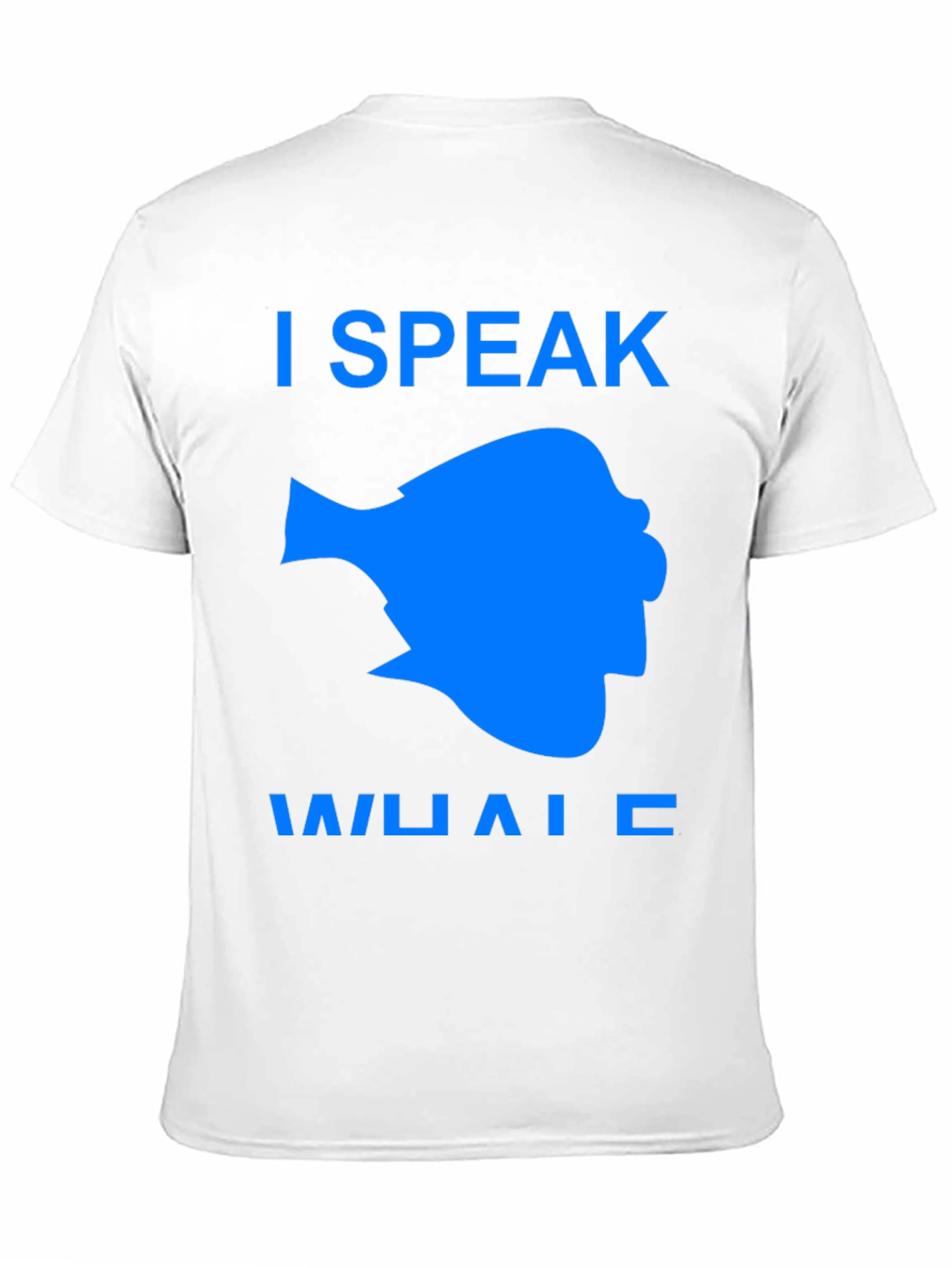 Black I Speak Whale Graphic T-Shirt view 11