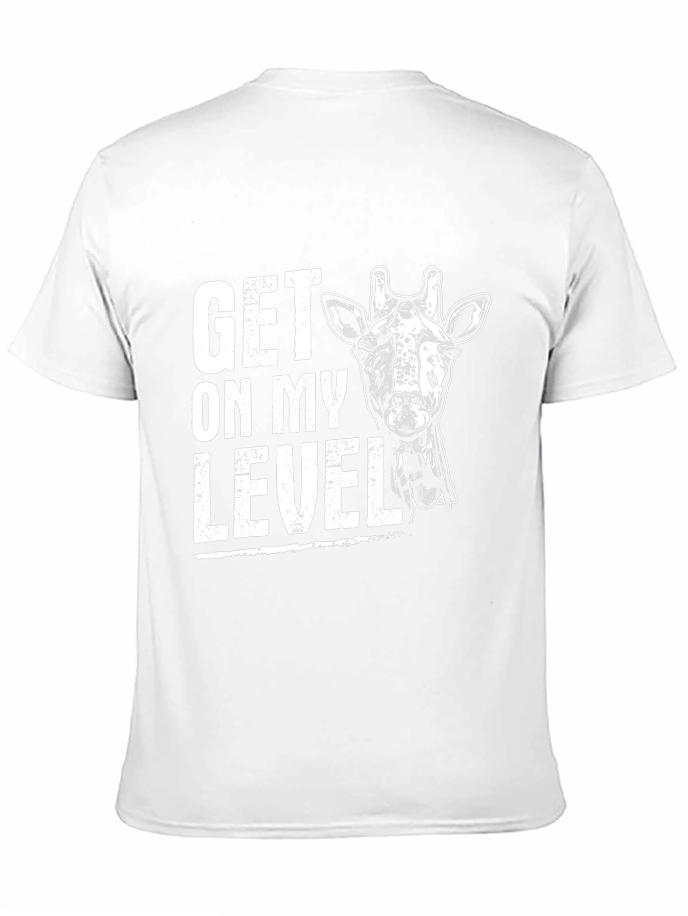 Black Get On My Level Giraffe Graphic Tee - Black view 11