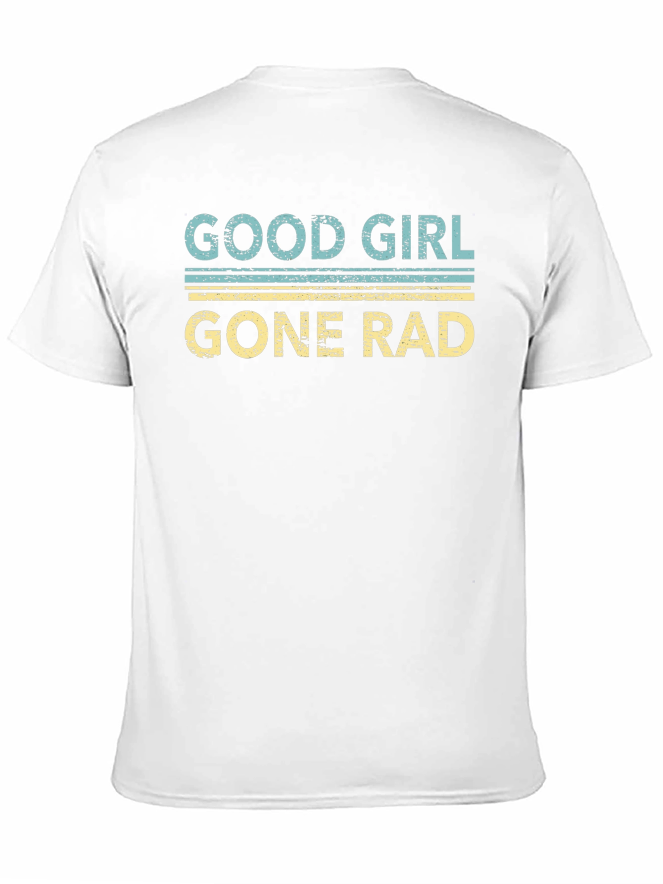 Black Good Girl Gone Rad Black Graphic Tee Shirt view 11
