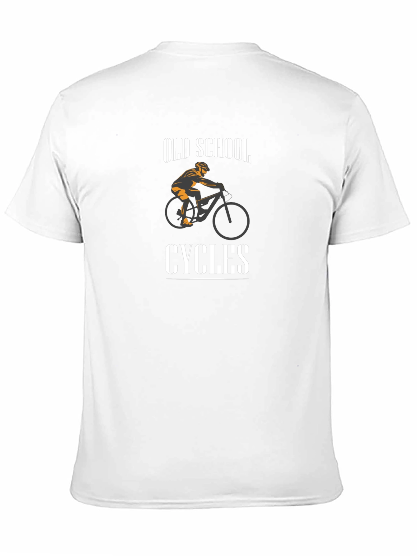 Black Old School Cycles T-Shirt view 11