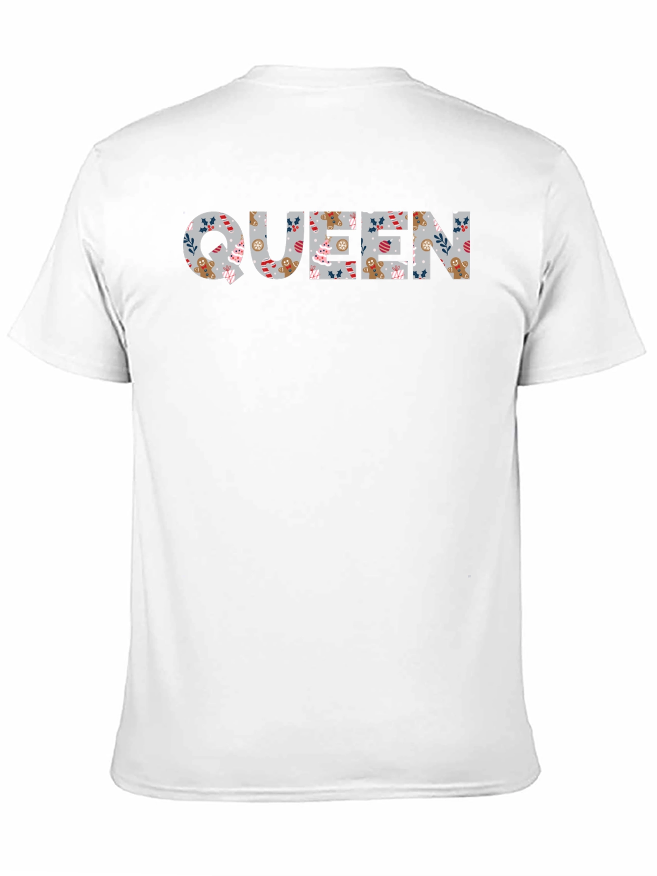 Black Queen Gingerbread Holiday T-Shirt view 11