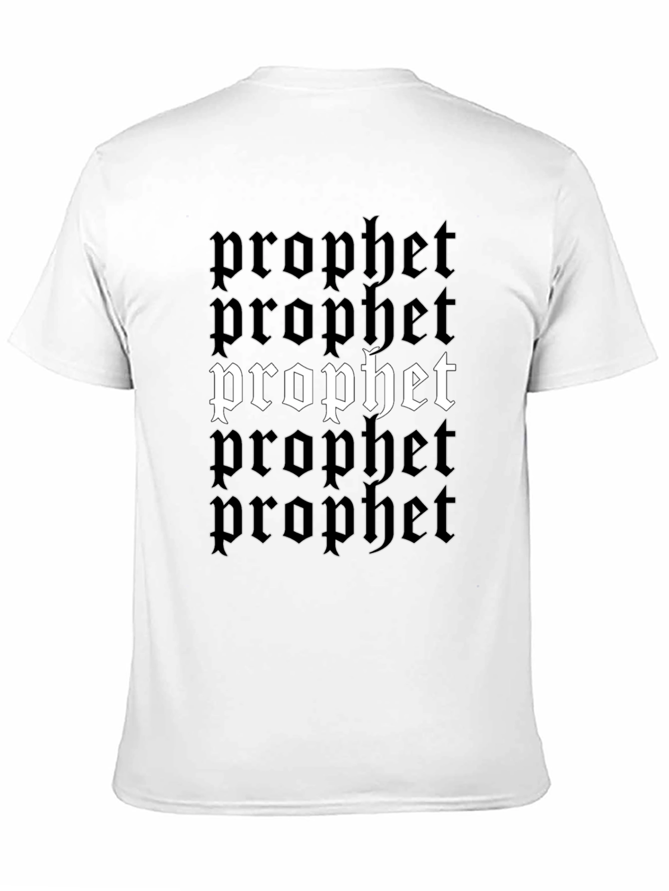 Black Prophet Graphic Tee - Black Crew Neck T-Shirt view 11
