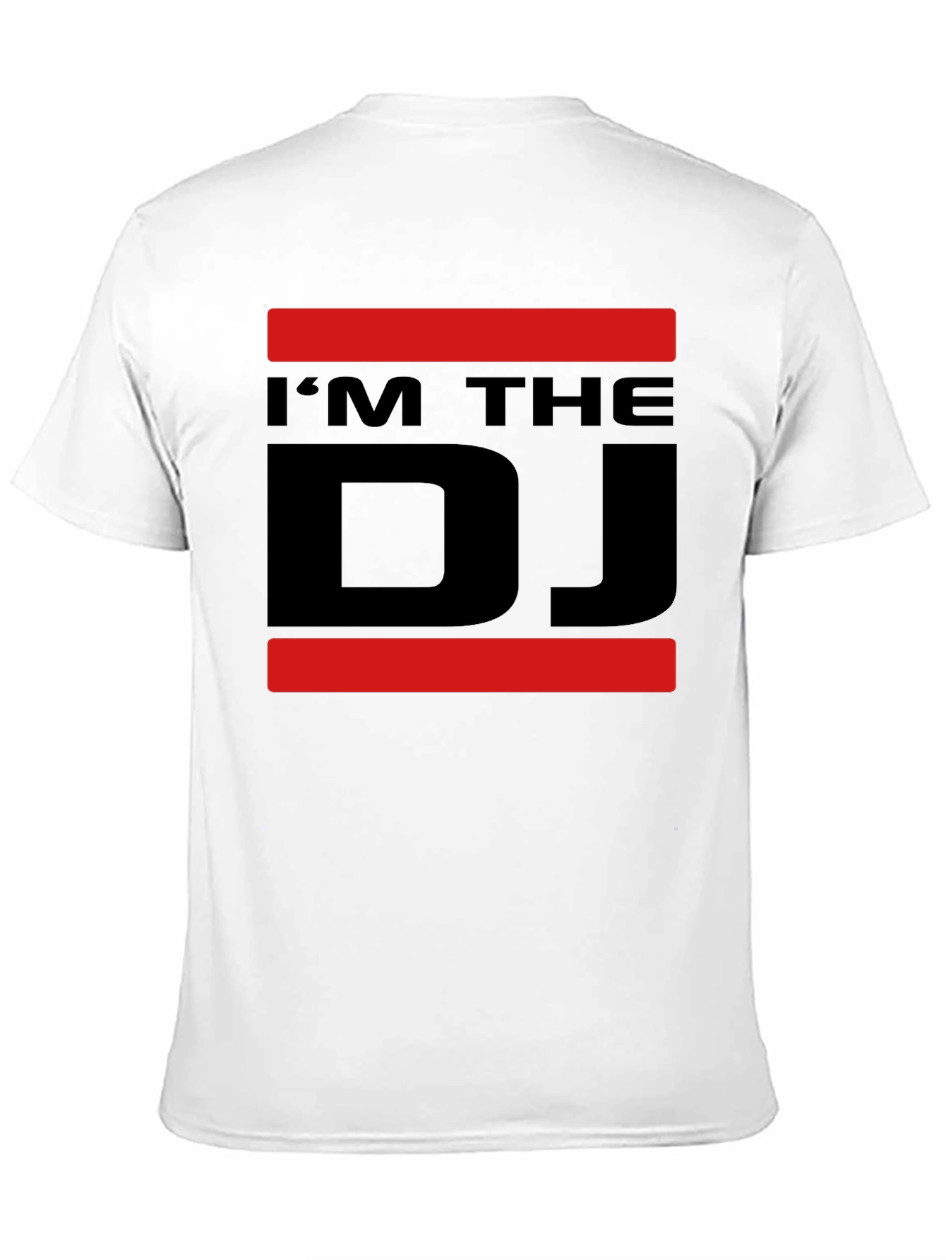 Black I'm The DJ Graphic Tee - Black Cotton Blend view 11