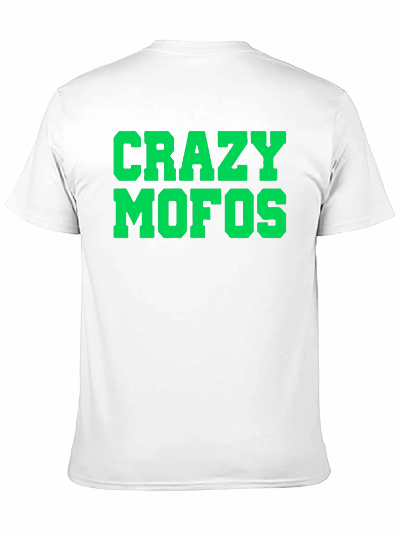 Black Crazy Mofos Graphic Tee - Bold Statement T-Shirt view 11