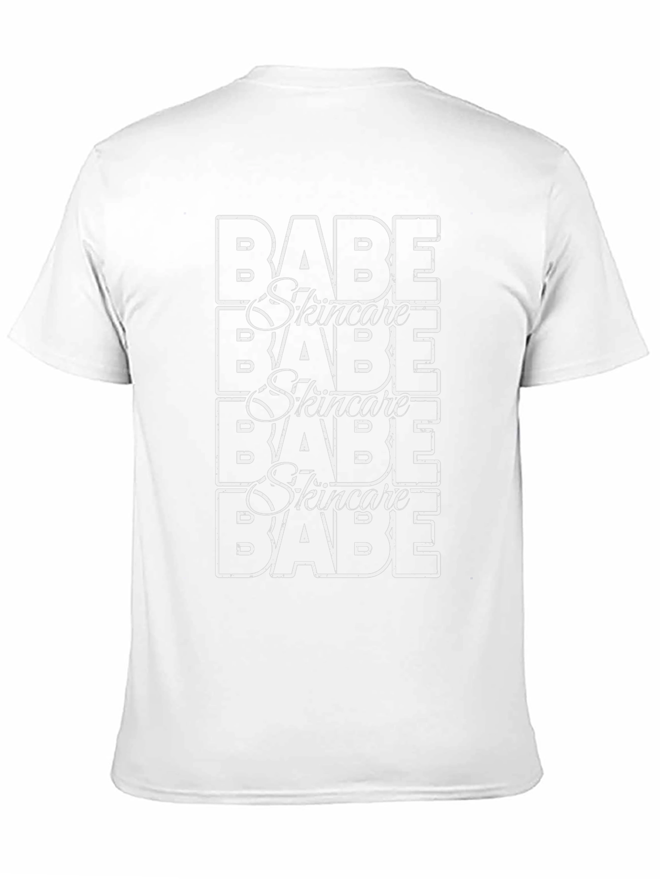 Black Babe Skincare Graphic T-Shirt - Trendy Casual Tee view 11
