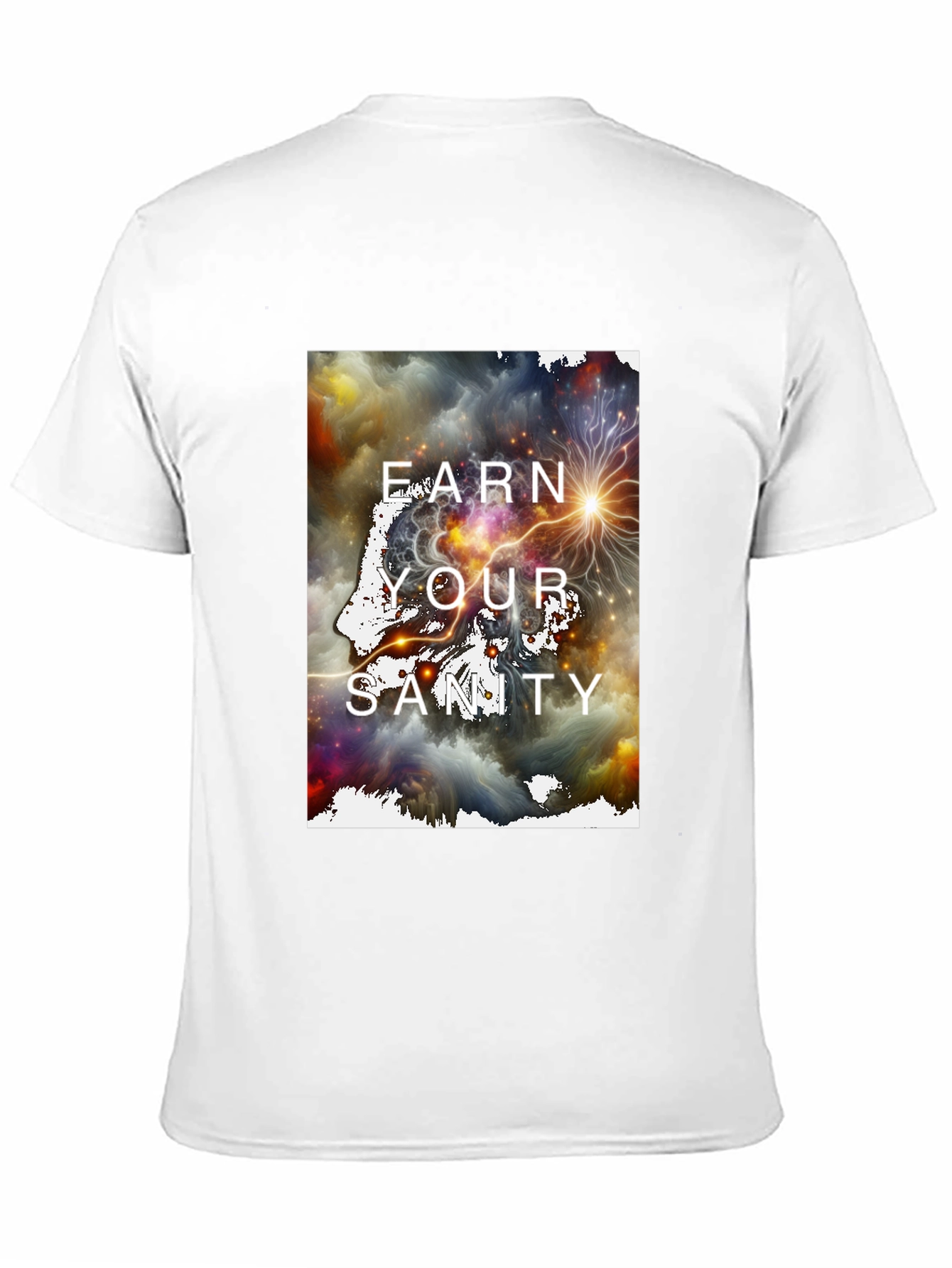 Black Earn Your Sanity Graphic T-Shirt view 11