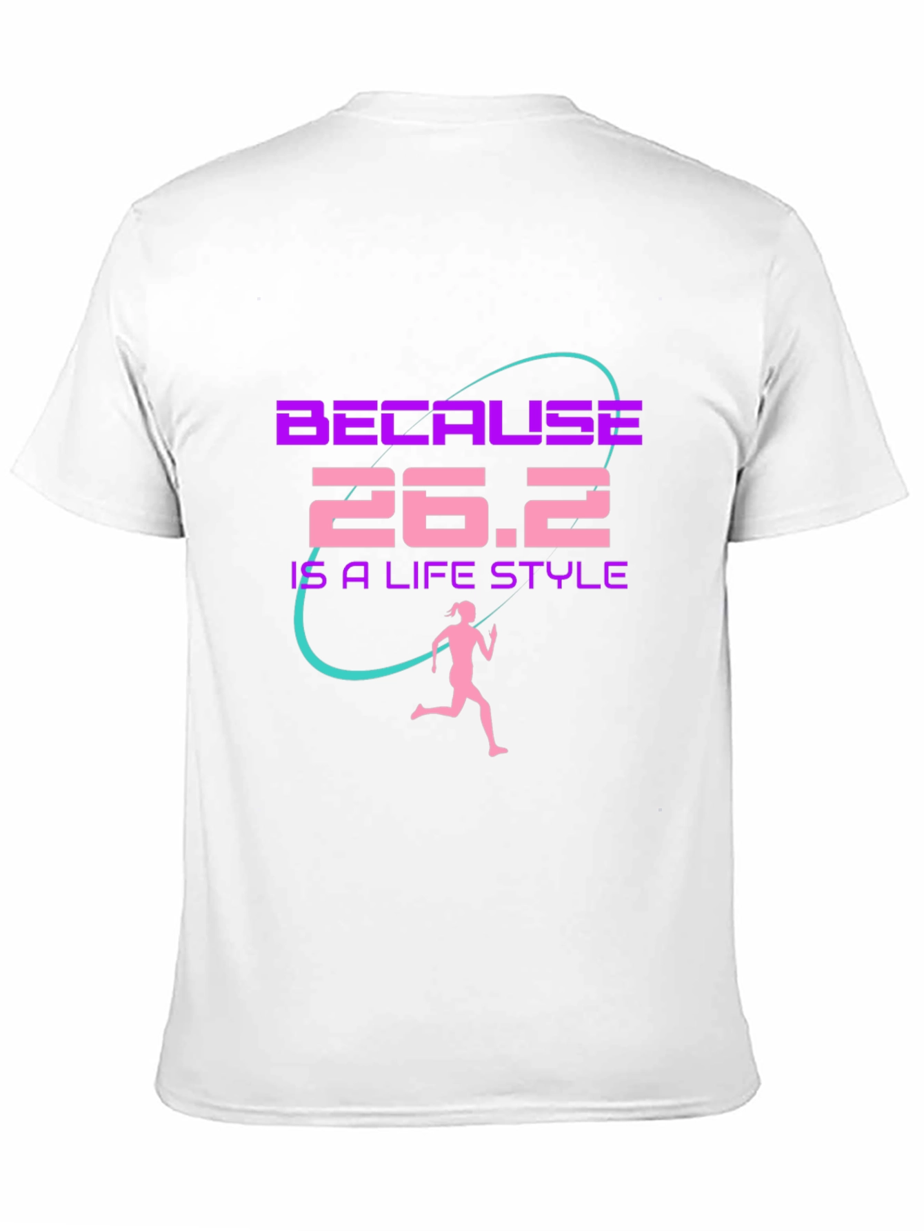 Black 26.2 Marathon Lifestyle T-Shirt - Running Apparel view 11
