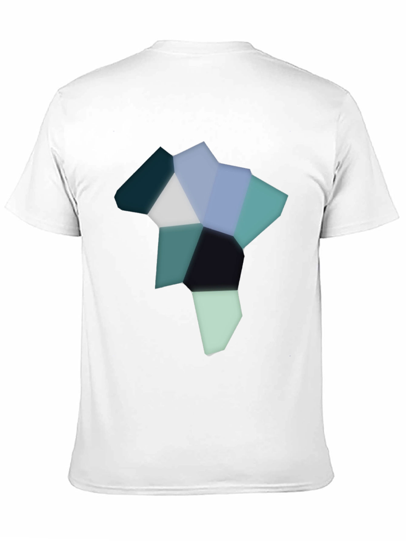 Black Abstract Geometric Graphic Tee - Modern Style view 11