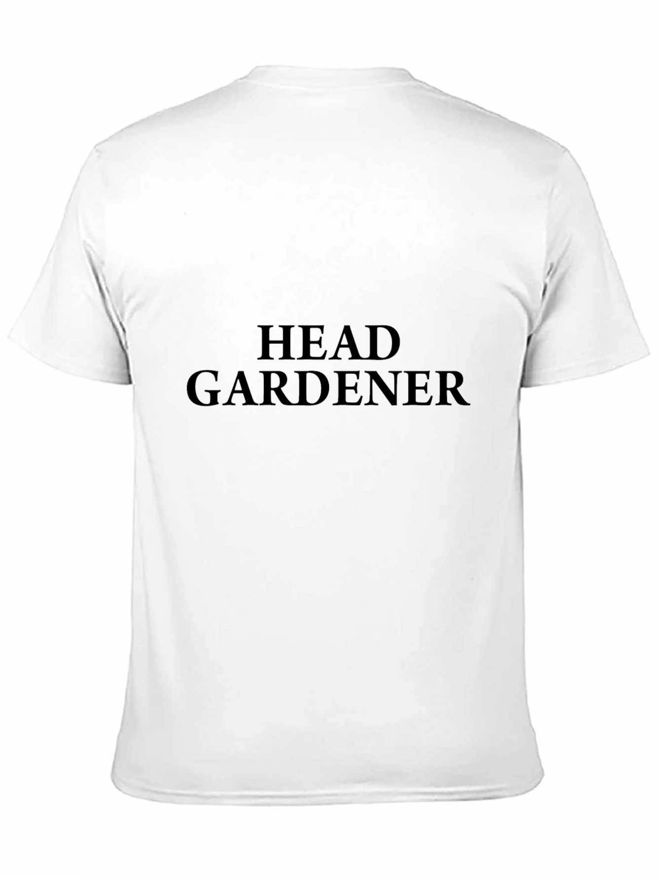 Black Head Gardener Black T-Shirt - Gardening Apparel view 11