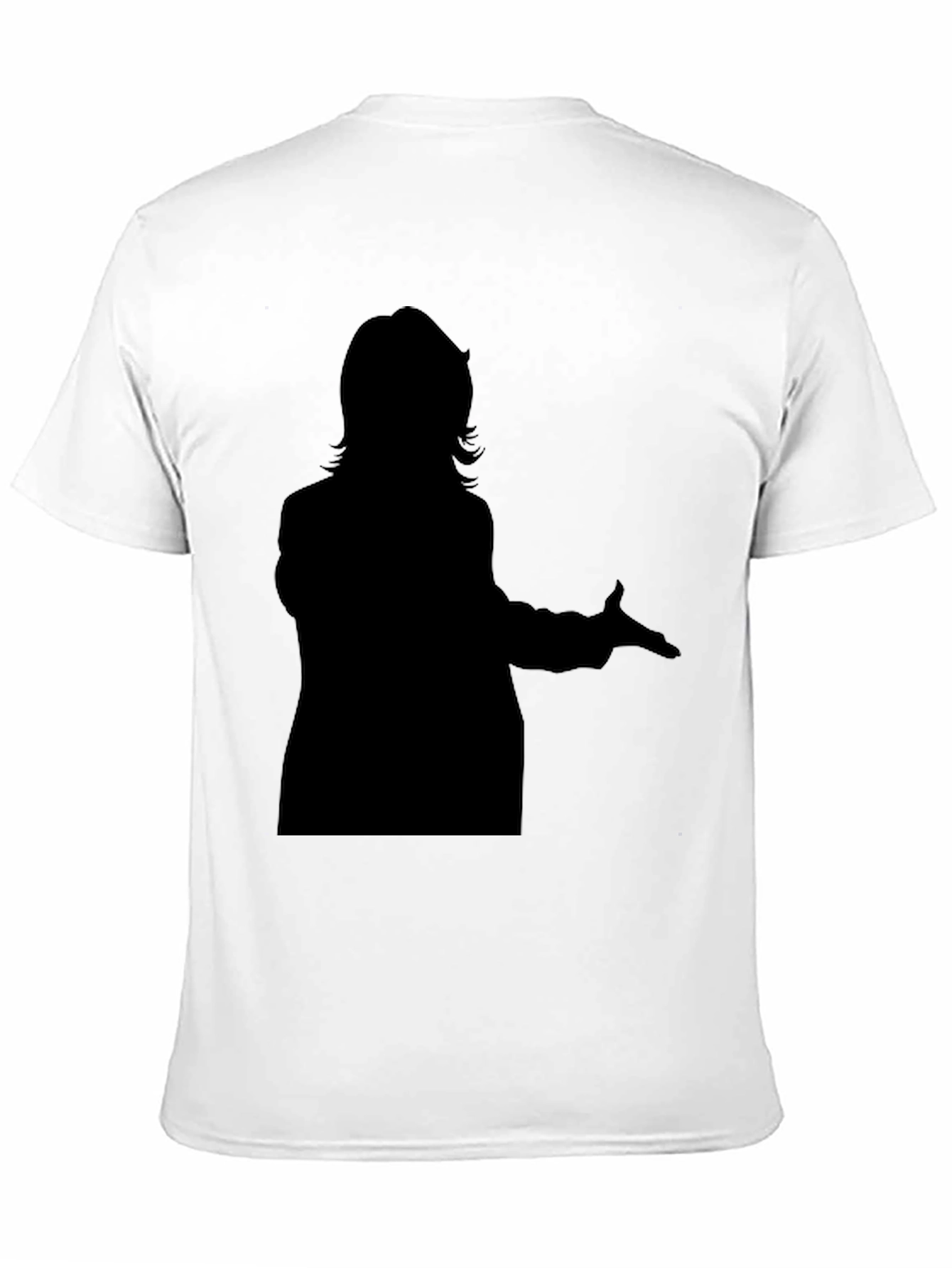 Black Silhouette Graphic Tee - Classic Black T-Shirt view 11