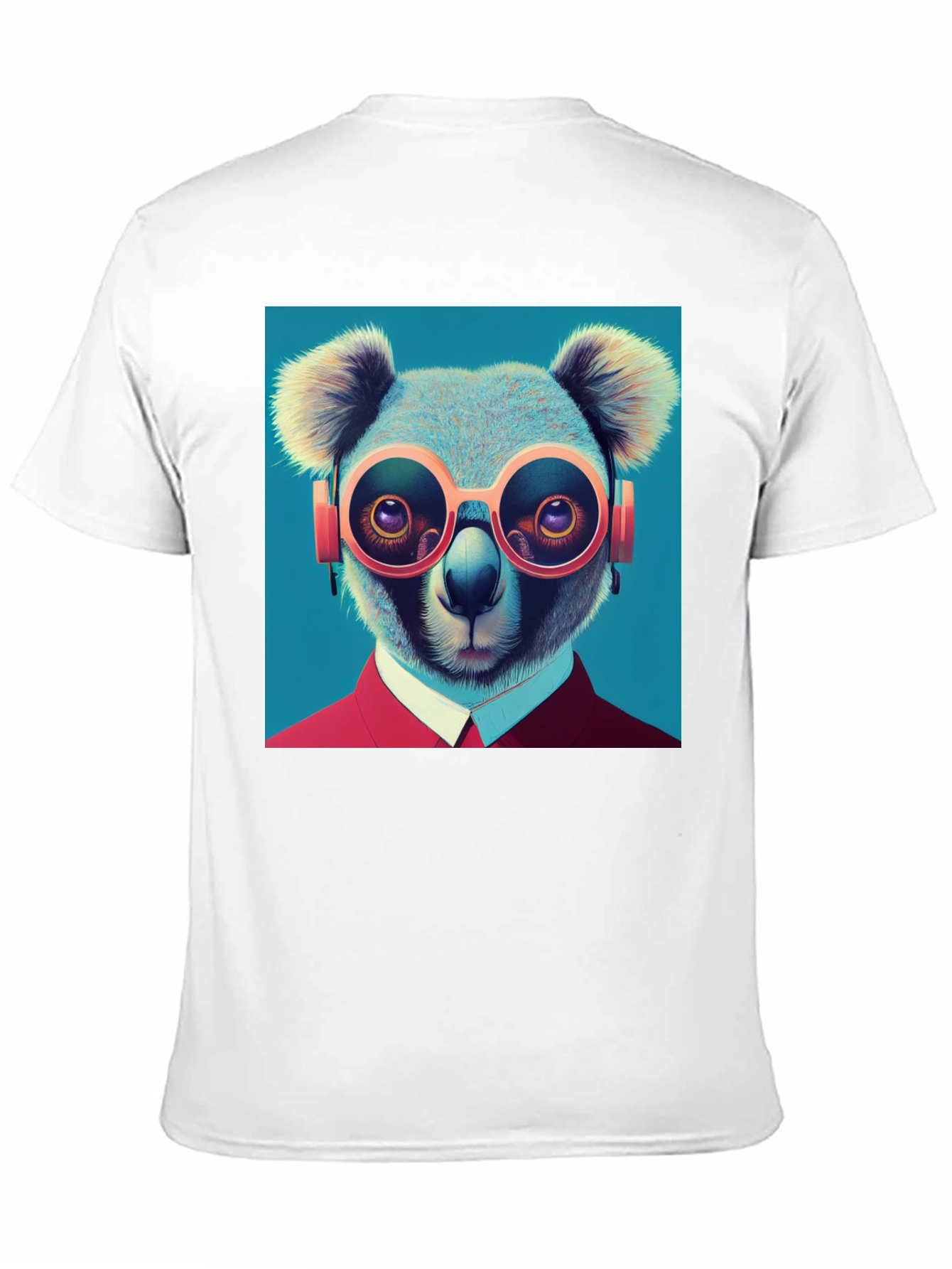 Black Koala in Specs Graphic Tee - Unique Animal Design view 11