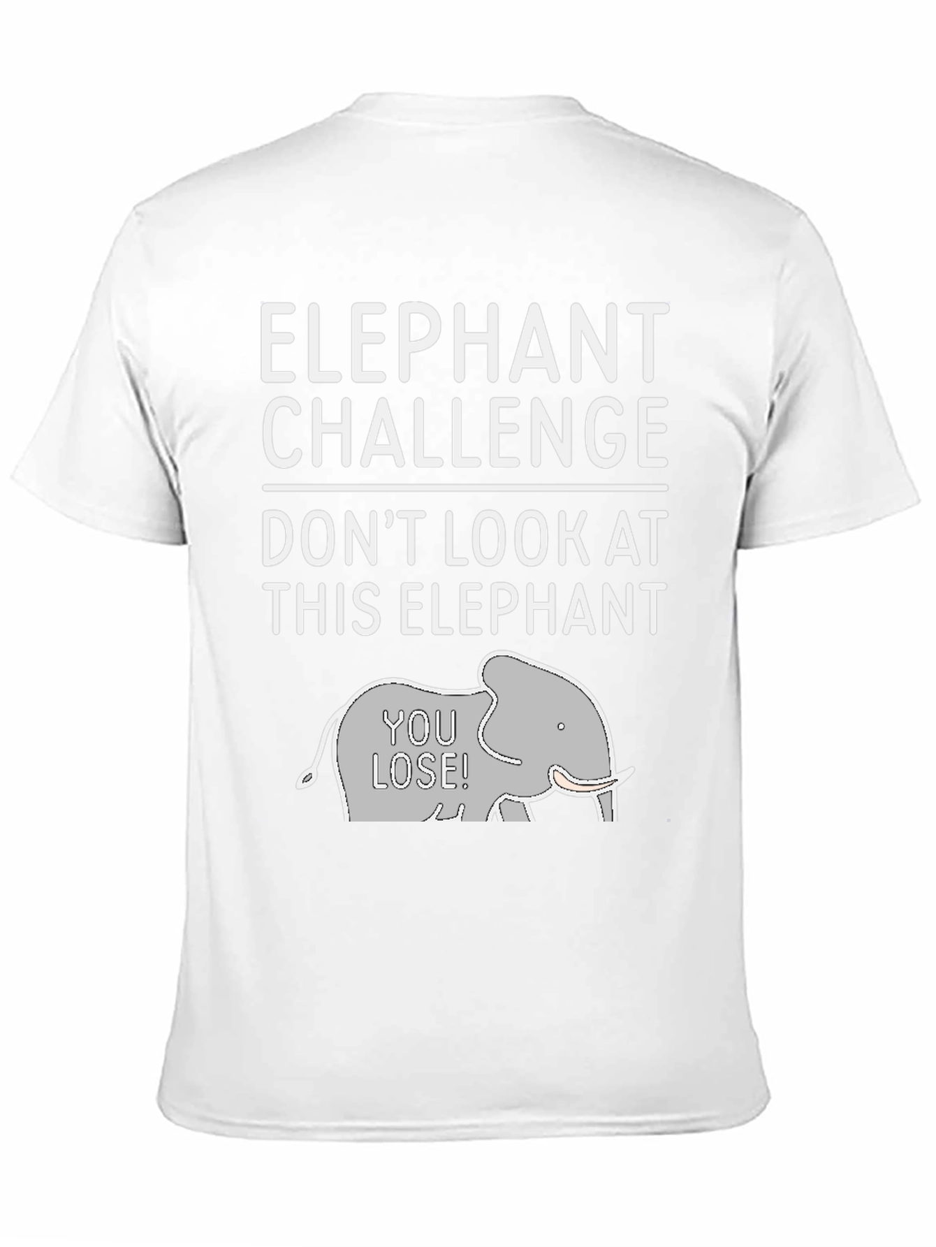 Black Elephant Challenge Graphic Tee - Don't Look! view 11