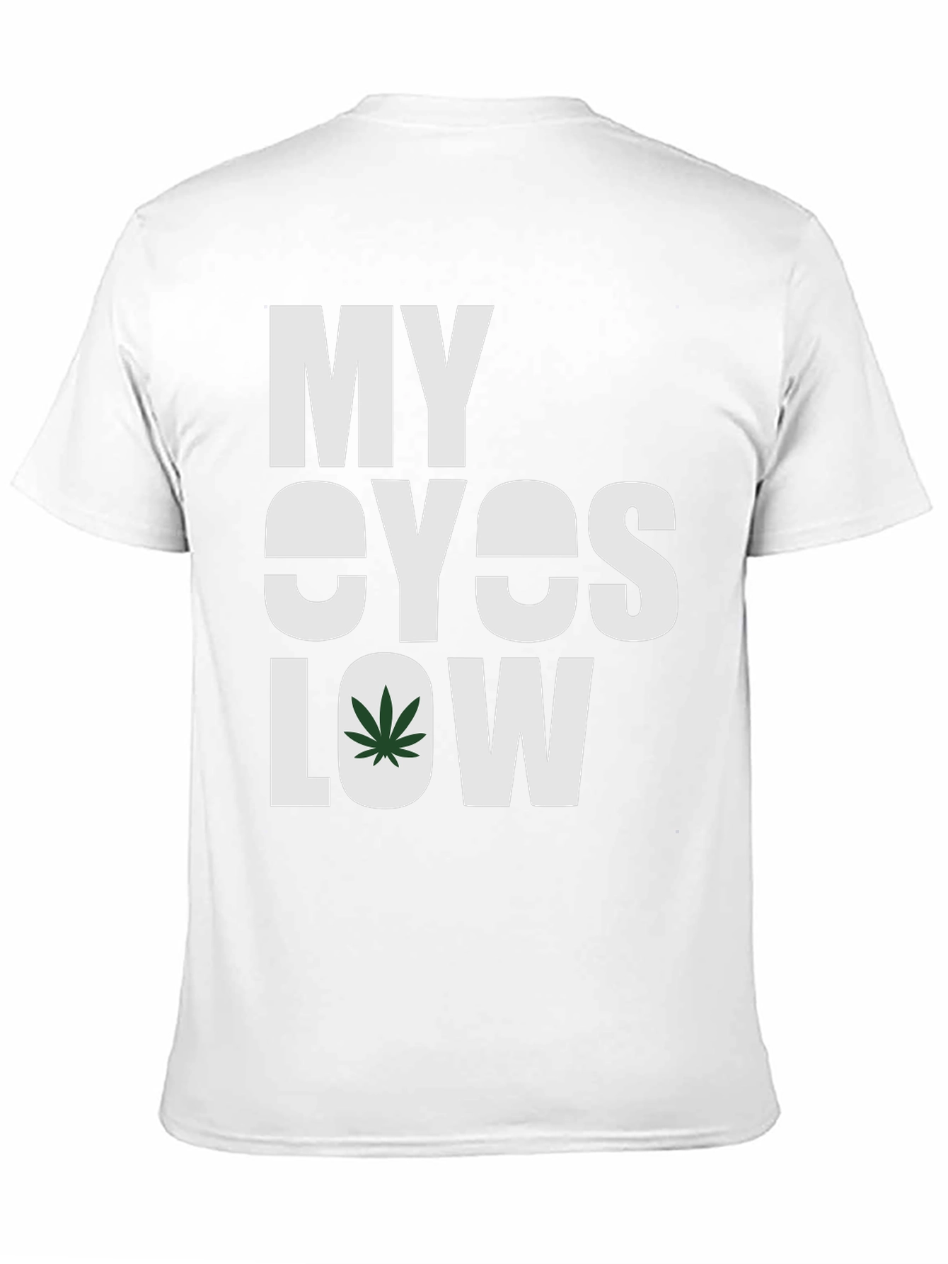 Black My Eyes Low Graphic Tee - Cannabis Inspired view 11