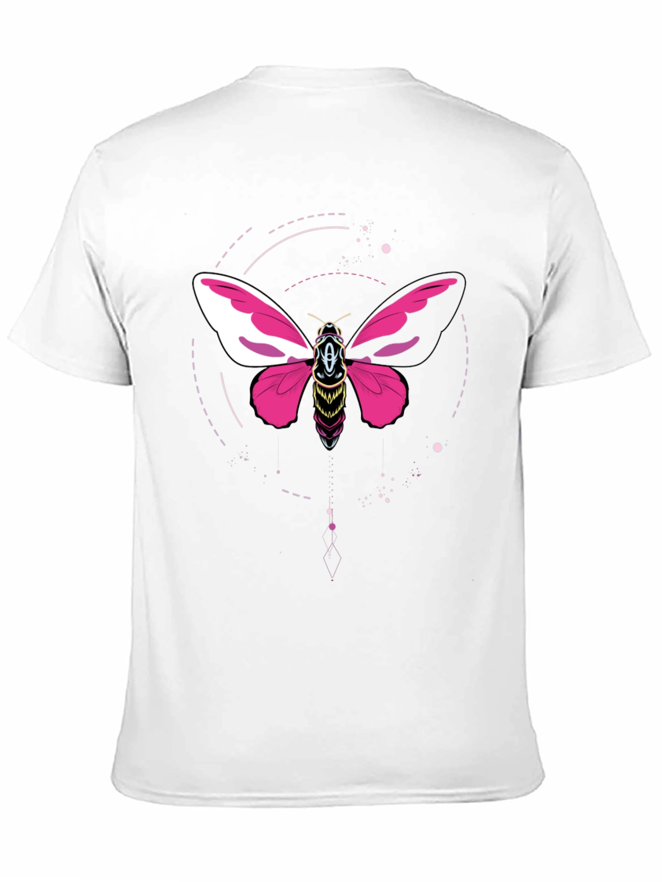 Black Moth Graphic Black T-Shirt view 11
