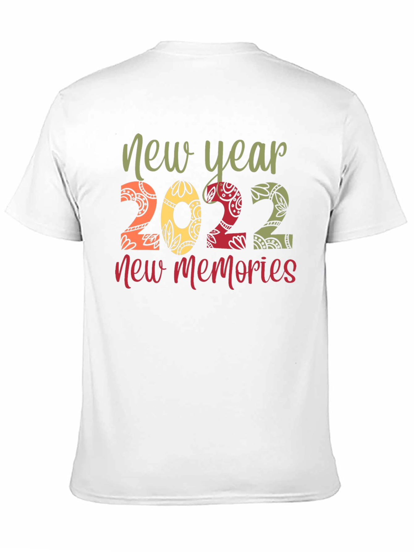 Black New Year 2022 Memories Graphic Tee view 11
