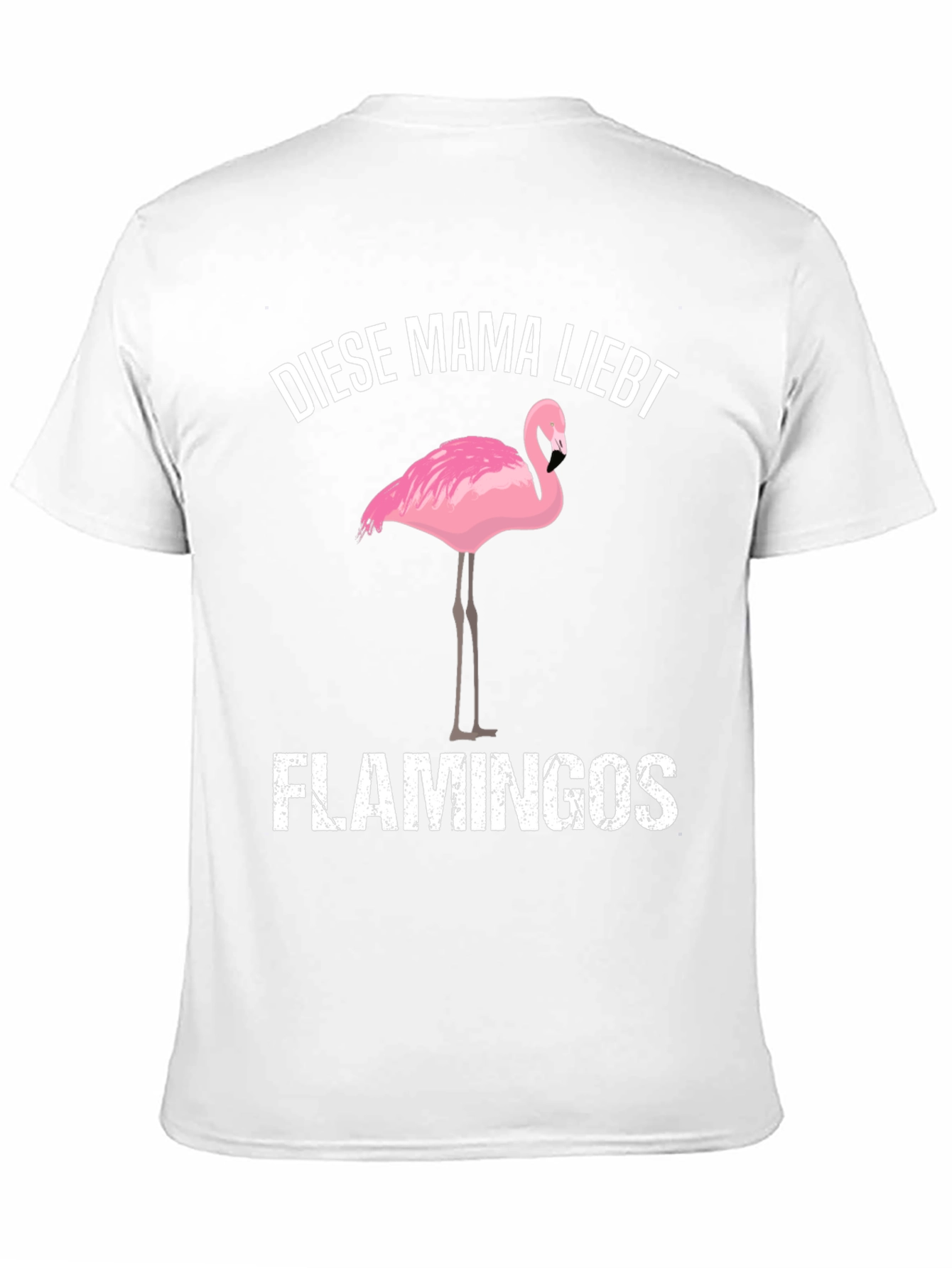 Black Mama Loves Flamingos Graphic T-Shirt view 11