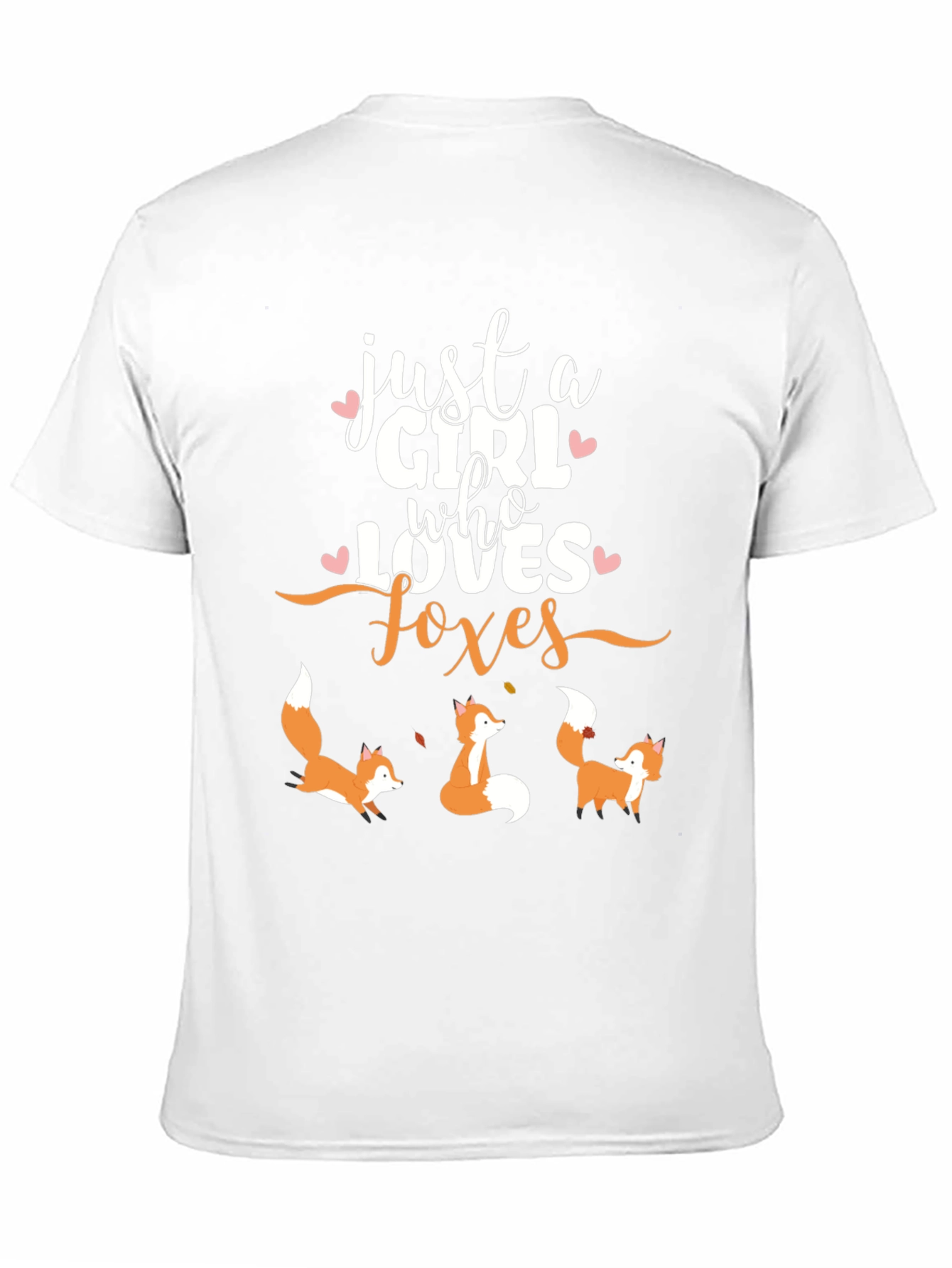Black Girl Loves Foxes T-Shirt view 11