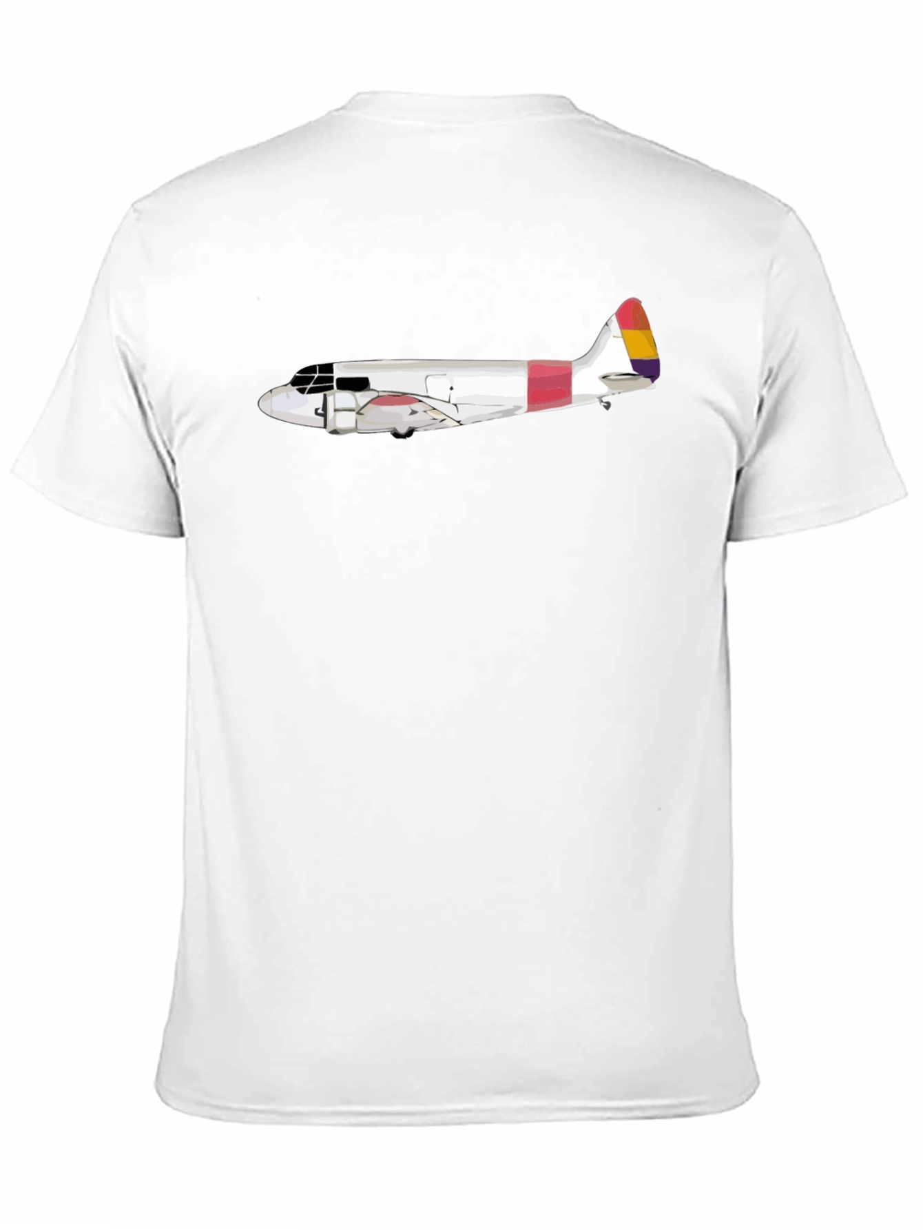 Black Vintage Airplane Graphic Tee - Stylish & Unique view 11