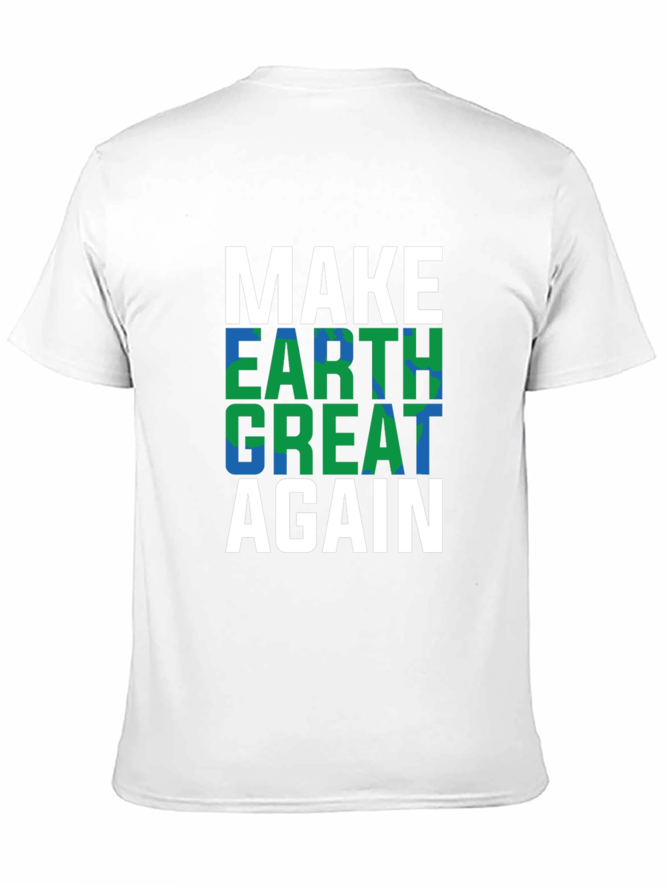 Black Make Earth Great Again T-Shirt view 11