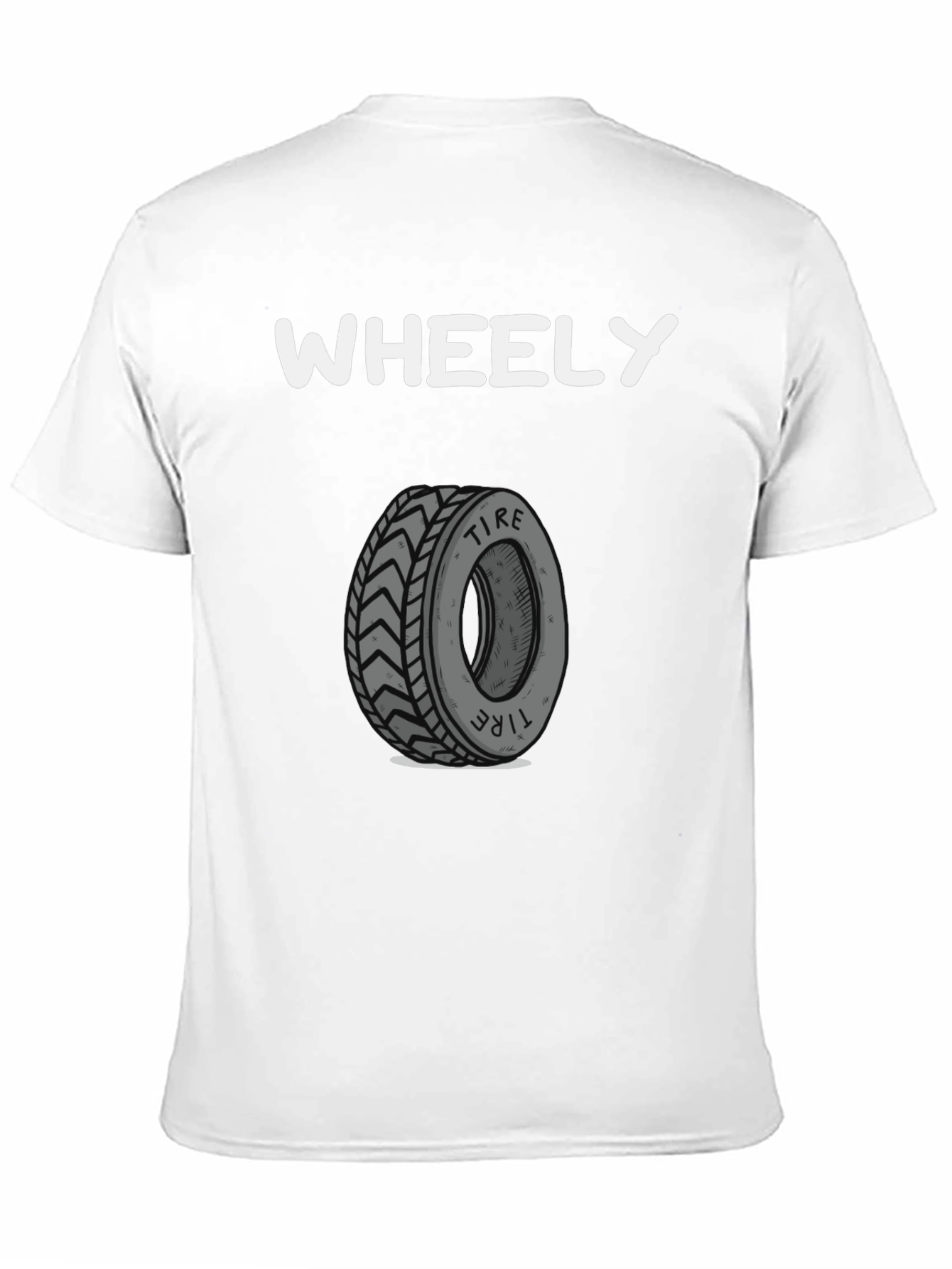 Wheely Tire T-Shirt -  Cool Graphic Tee - 11