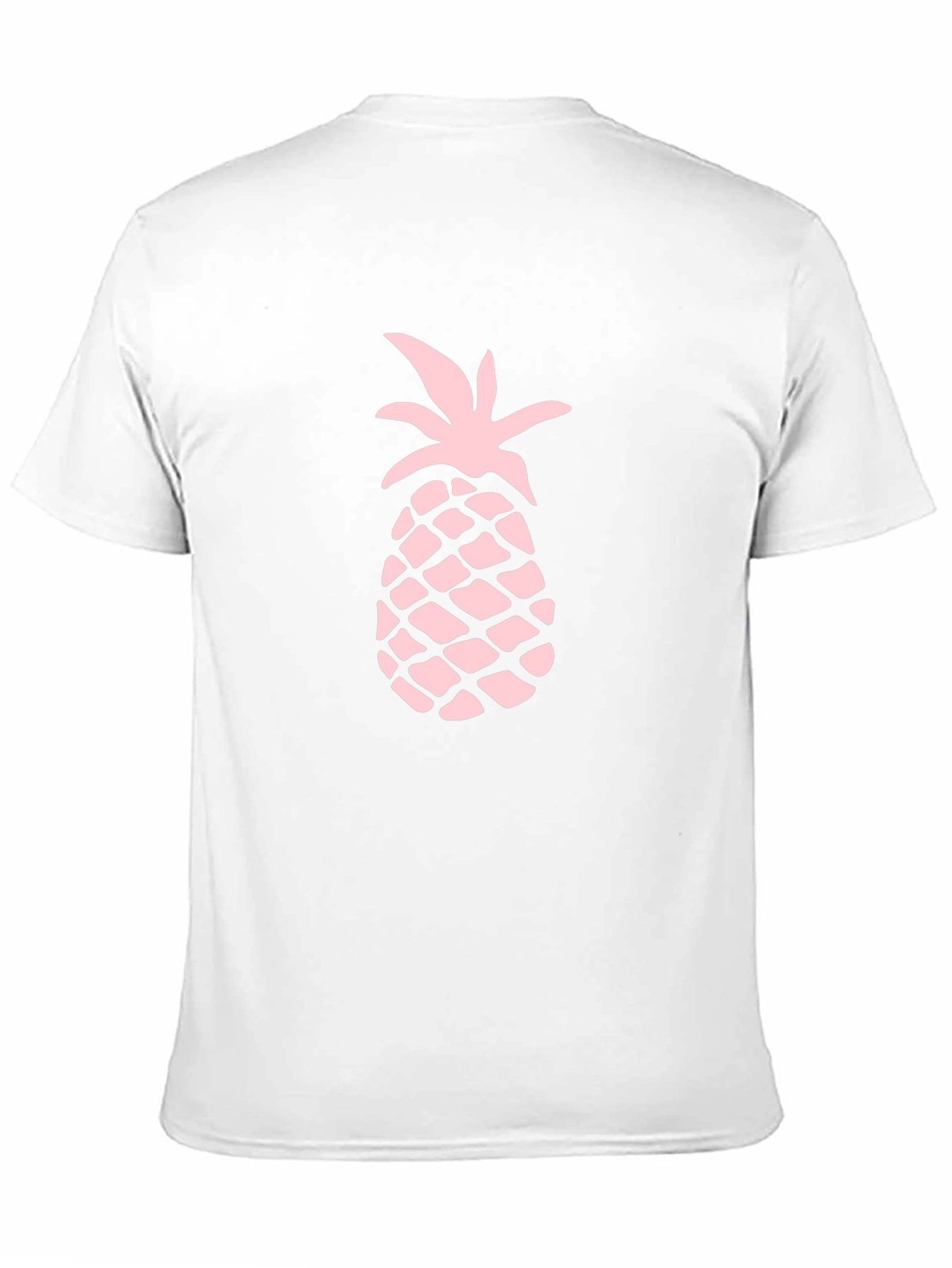 Black Pineapple Print Black T-Shirt - Tropical Summer Style view 11